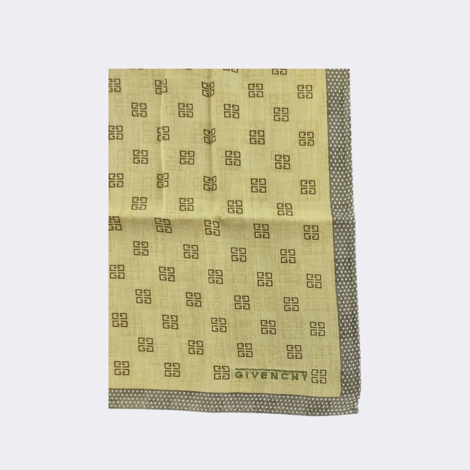 Givenchy Vintage Givenchy 4G Monogram Logo Cotton Handkerchief Scarf Size ONE SIZE - 3 Thumbnail