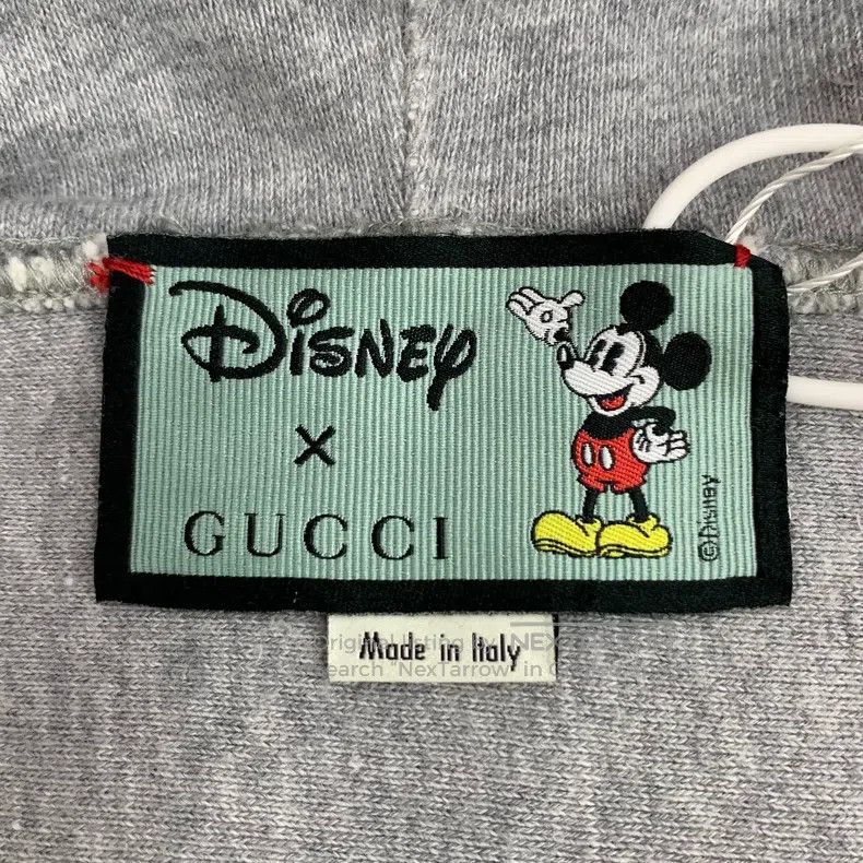 Gucci Gucci Co-branded gray Mickey Mouse printed cotton hooded d Size US XL / EU 56 / 4 - 5 Thumbnail