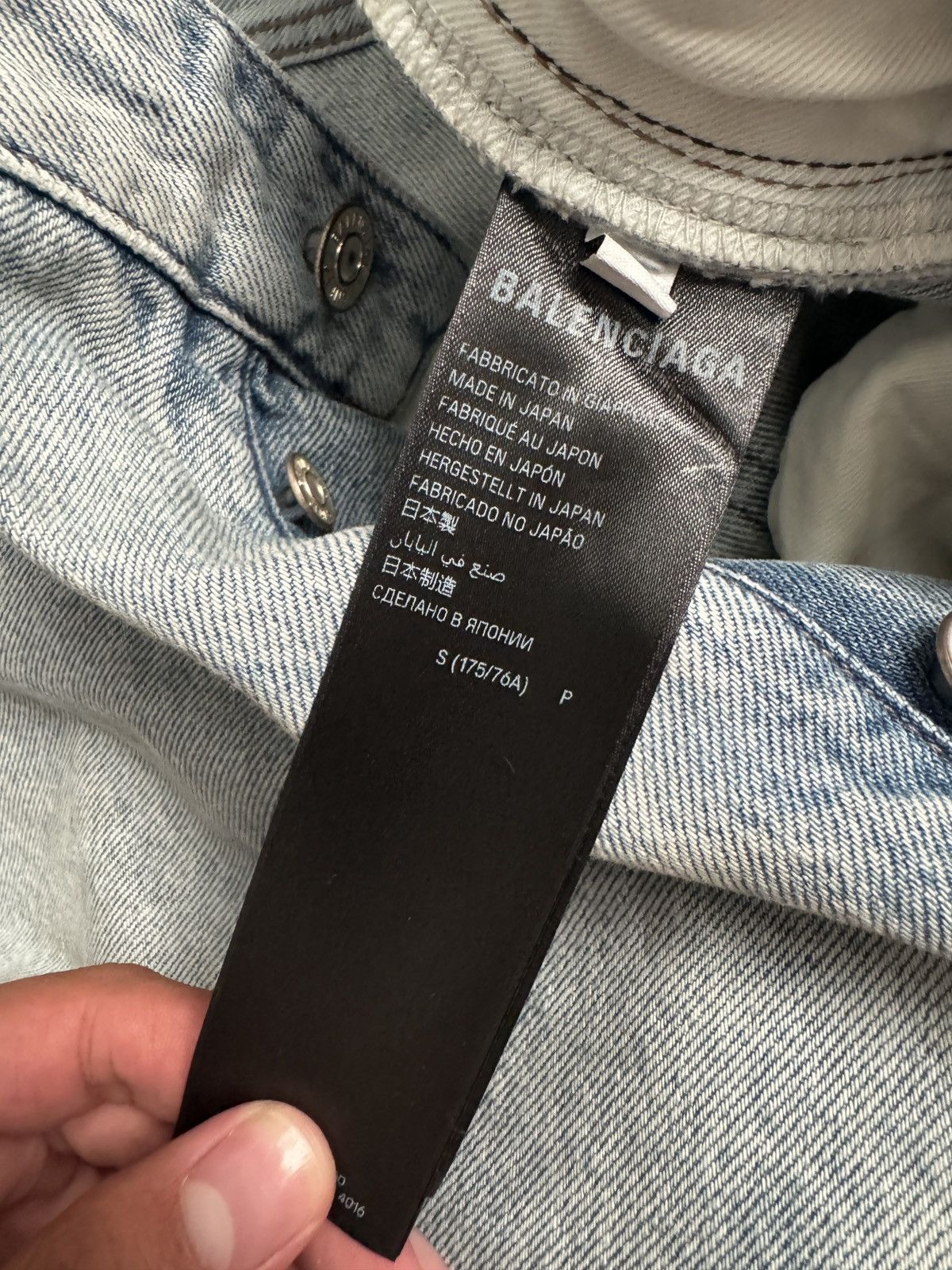 Balenciaga Balenciaga Logo Denim Size US 32 / EU 48 - 4 Thumbnail