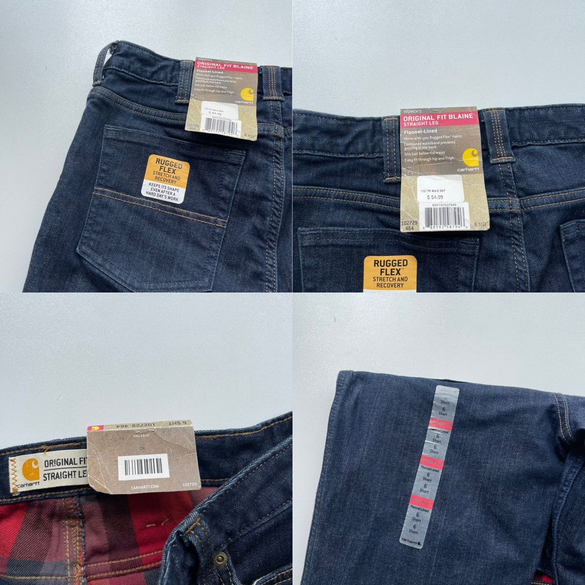 Carhartt Carhartt NWT Work Women’s Original Fit Straight Double Jeans Size 28" / US 6 / IT 42 - 11 Thumbnail