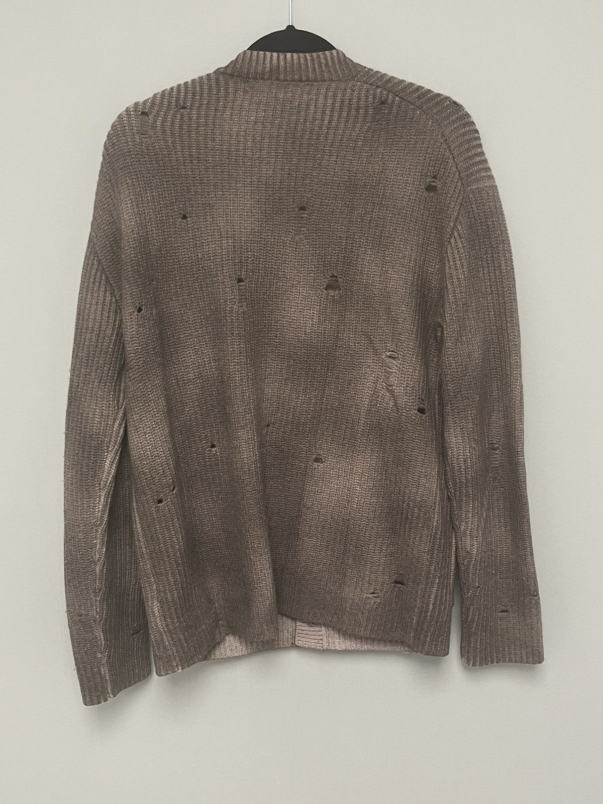 John Varvatos Destroyed Cashmere Distressed cardigan. Med Size US M / EU 48-50 / 2 - 13 Thumbnail