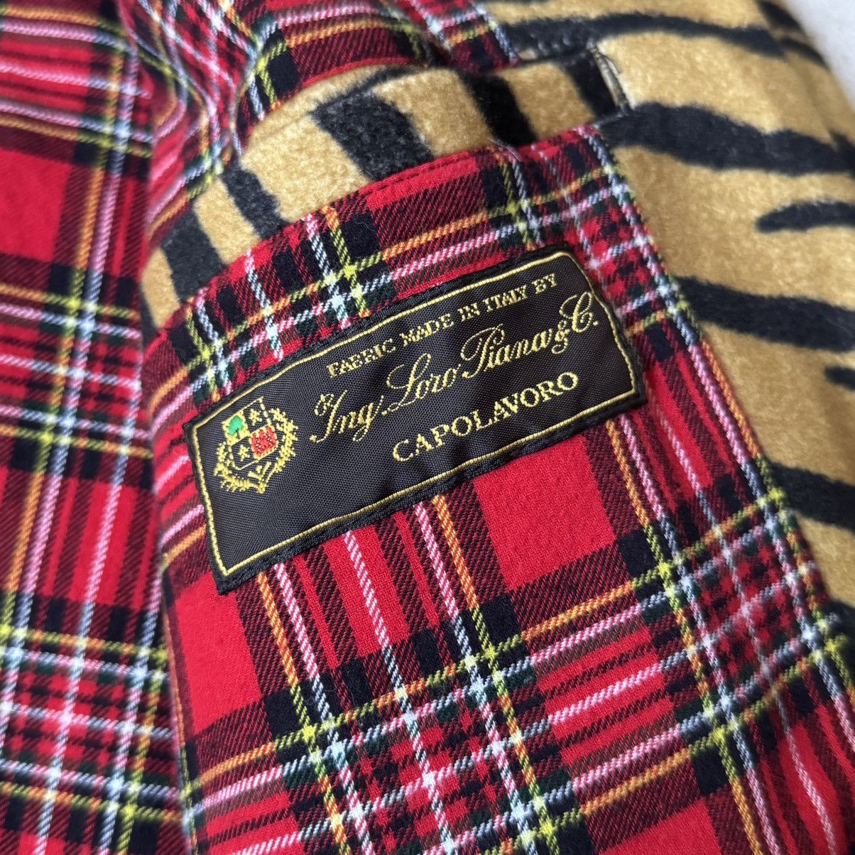 Supreme Supreme Loro Piana Tiger Print Wool Jacket Size US M / EU 48-50 / 2 - 5 Thumbnail