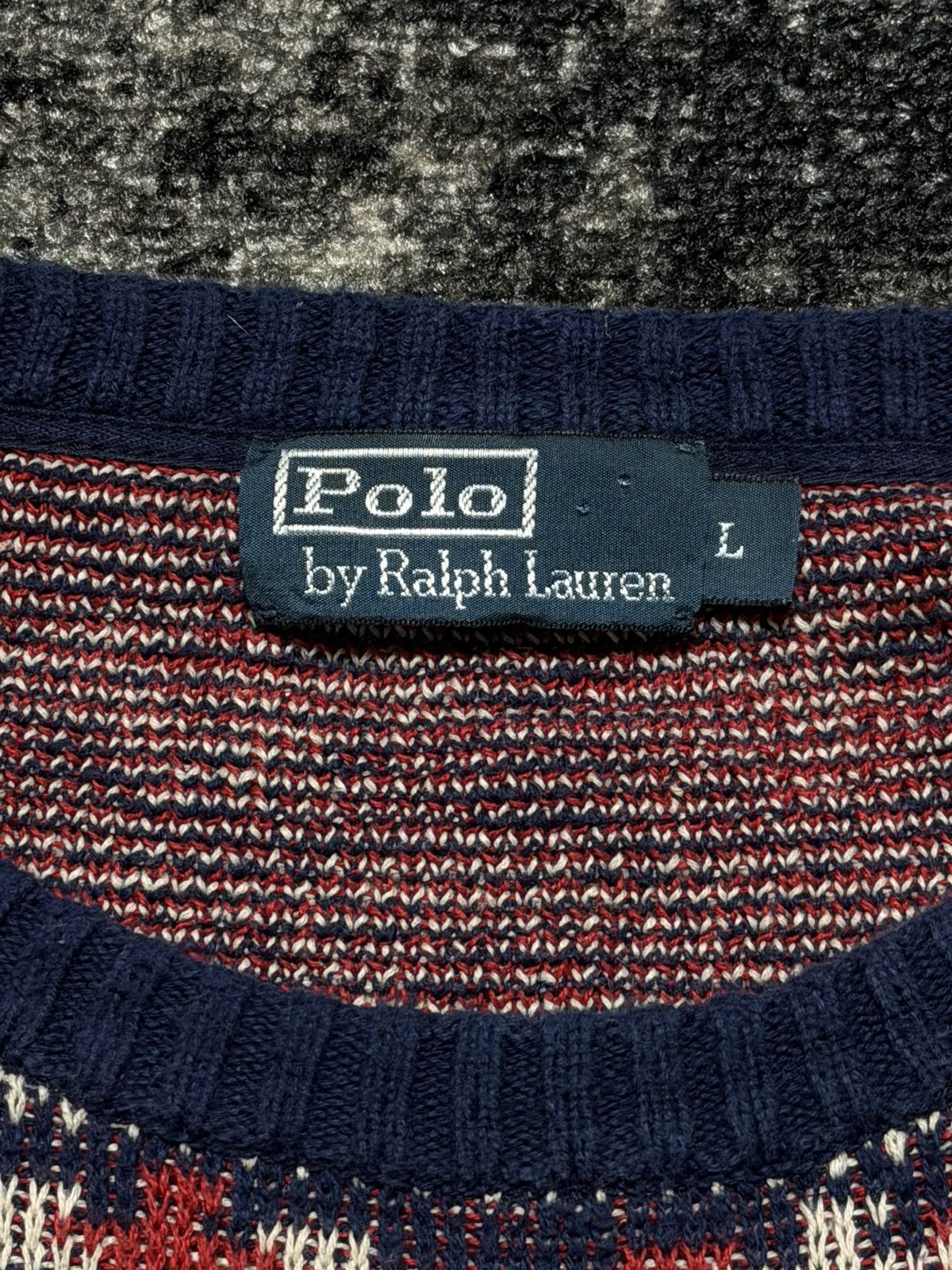 Polo Ralph Lauren vintage Polo Ralph Lauren Aztec Eagle linen sweater 2000s Size US L / EU 52-54 / 3 - 11 Thumbnail