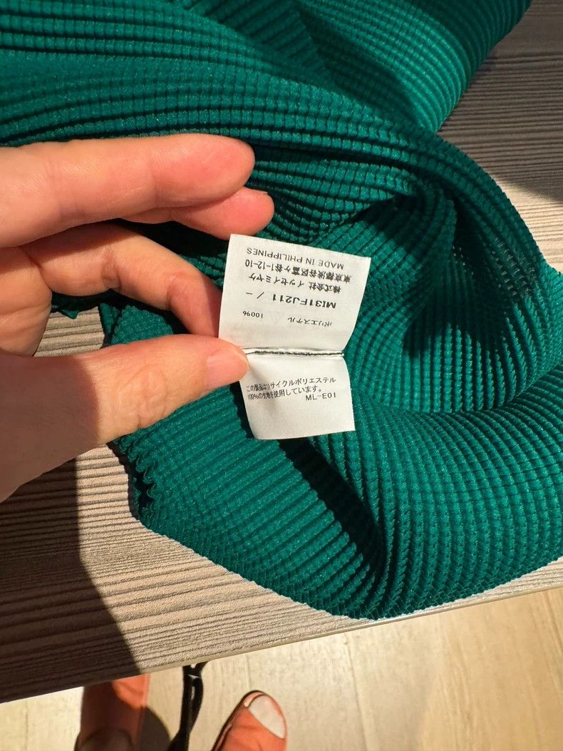 Issey Miyake issey miyake Green long sleeves 2505-Nextarrow Size S / US 4 / IT 40 - 3 Thumbnail