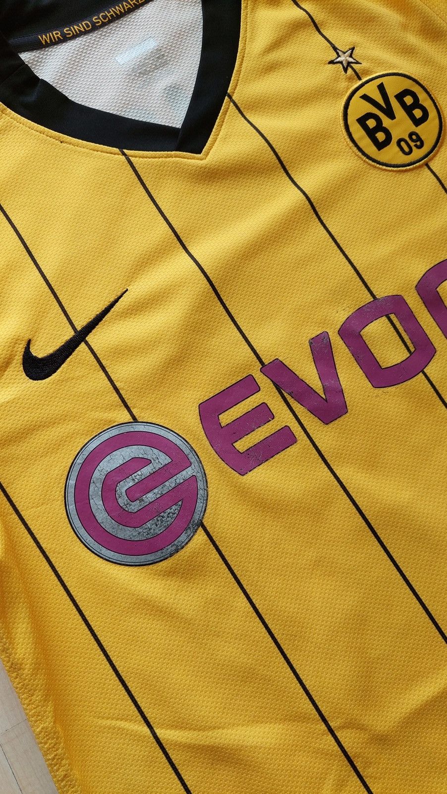 Nike × Vintage Soccer Jersey Nike Borussia Dortmund Patrick Owomoyela Size US S / EU 44-46 / 1 - 4 Thumbnail