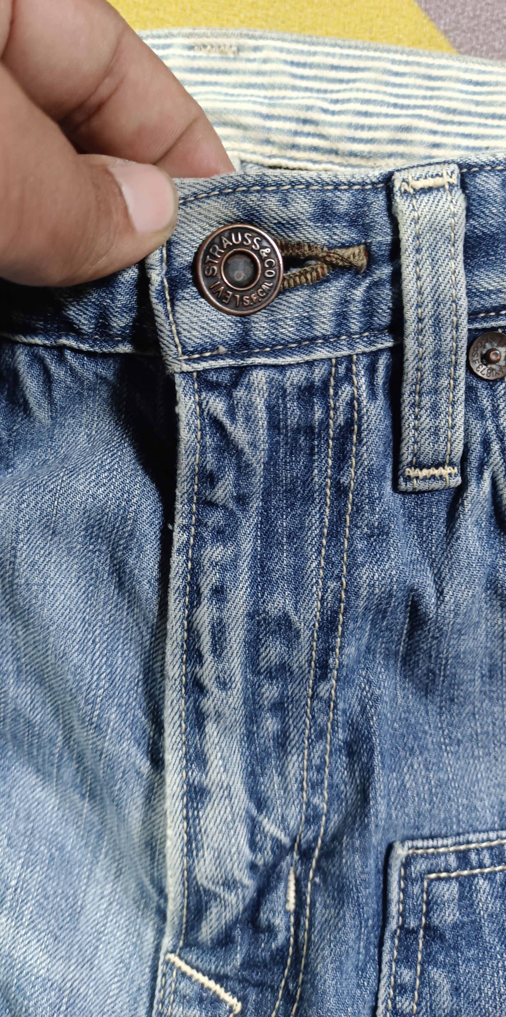Levi's 🔥🔥Vintage 90s Levis Classic Double Knee Distressed Denim Size US 30 / EU 46 - 9 Thumbnail