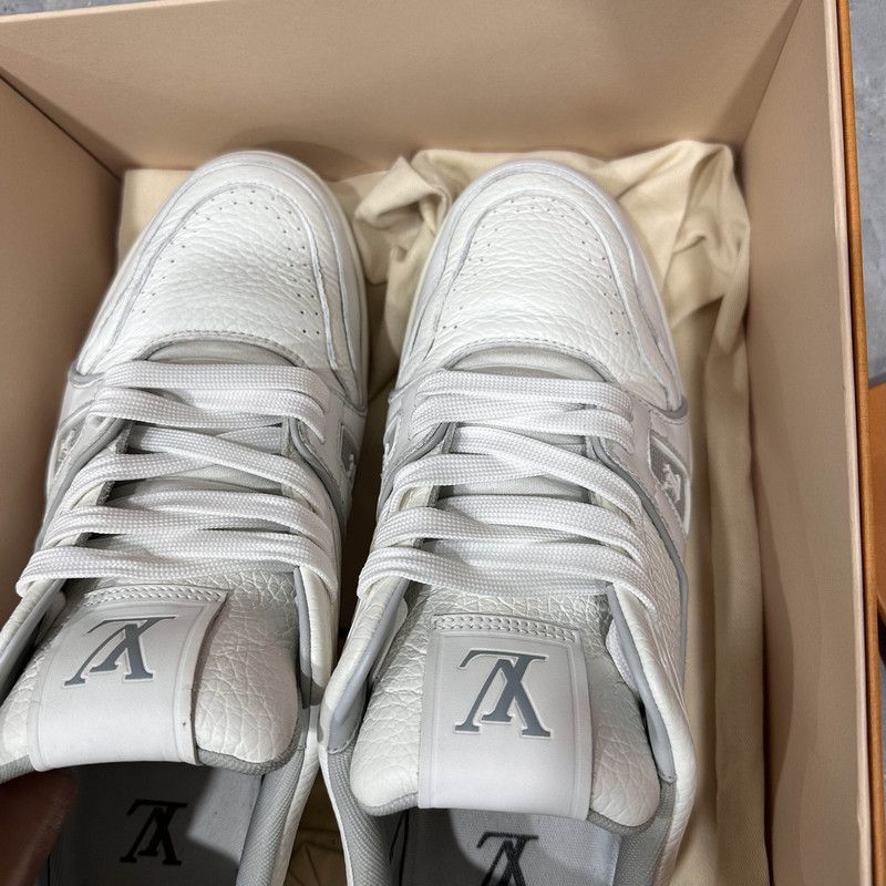 Louis Vuitton Louis Vuitton White Cement Trainer Sneakers -2508 Size US 8 / EU 41 - 6 Thumbnail