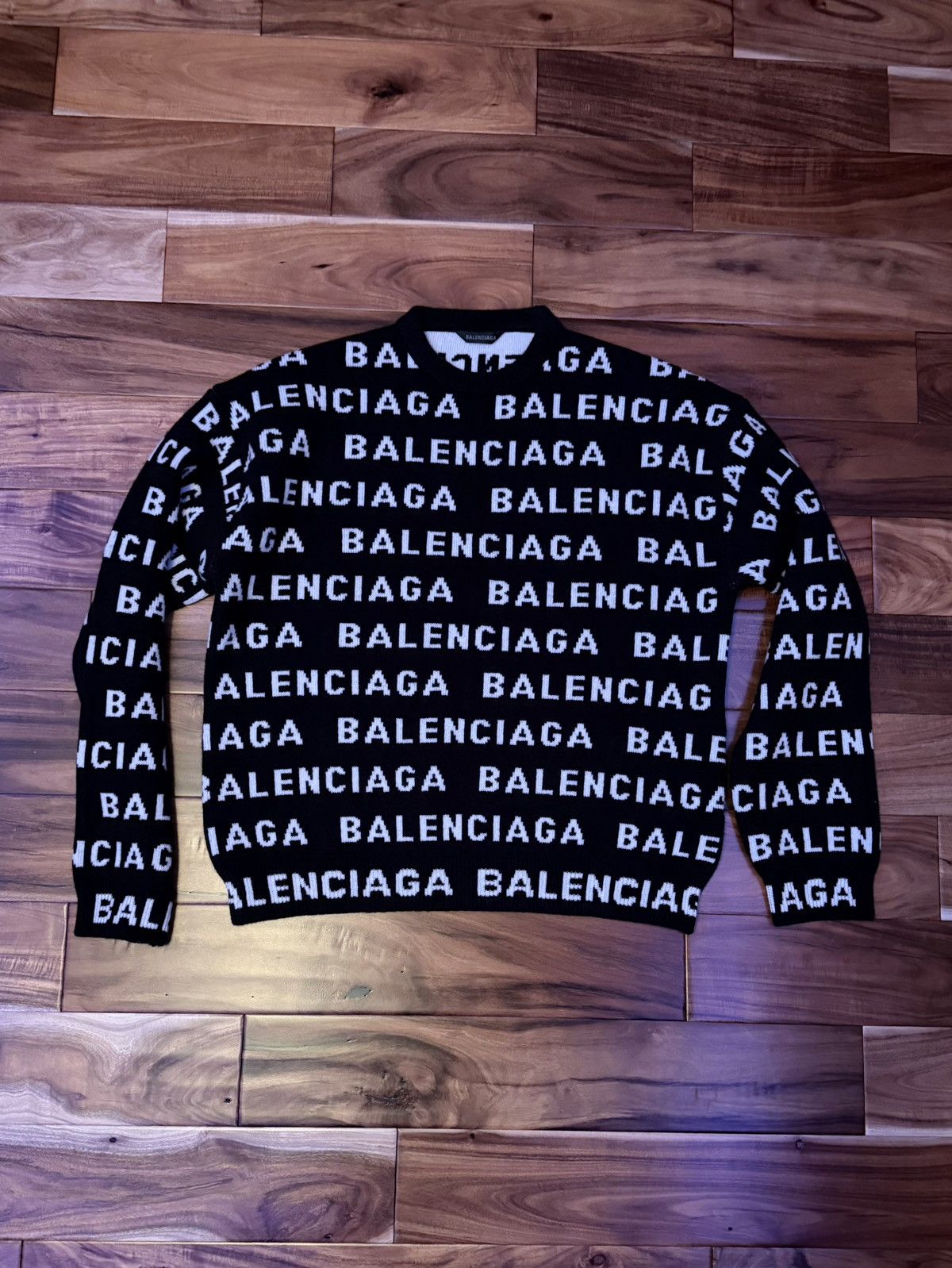 Balenciaga Balenciaga allover Intarsia Knit BRAND NEW - S Size US S / EU 44-46 / 1 - 2 Thumbnail