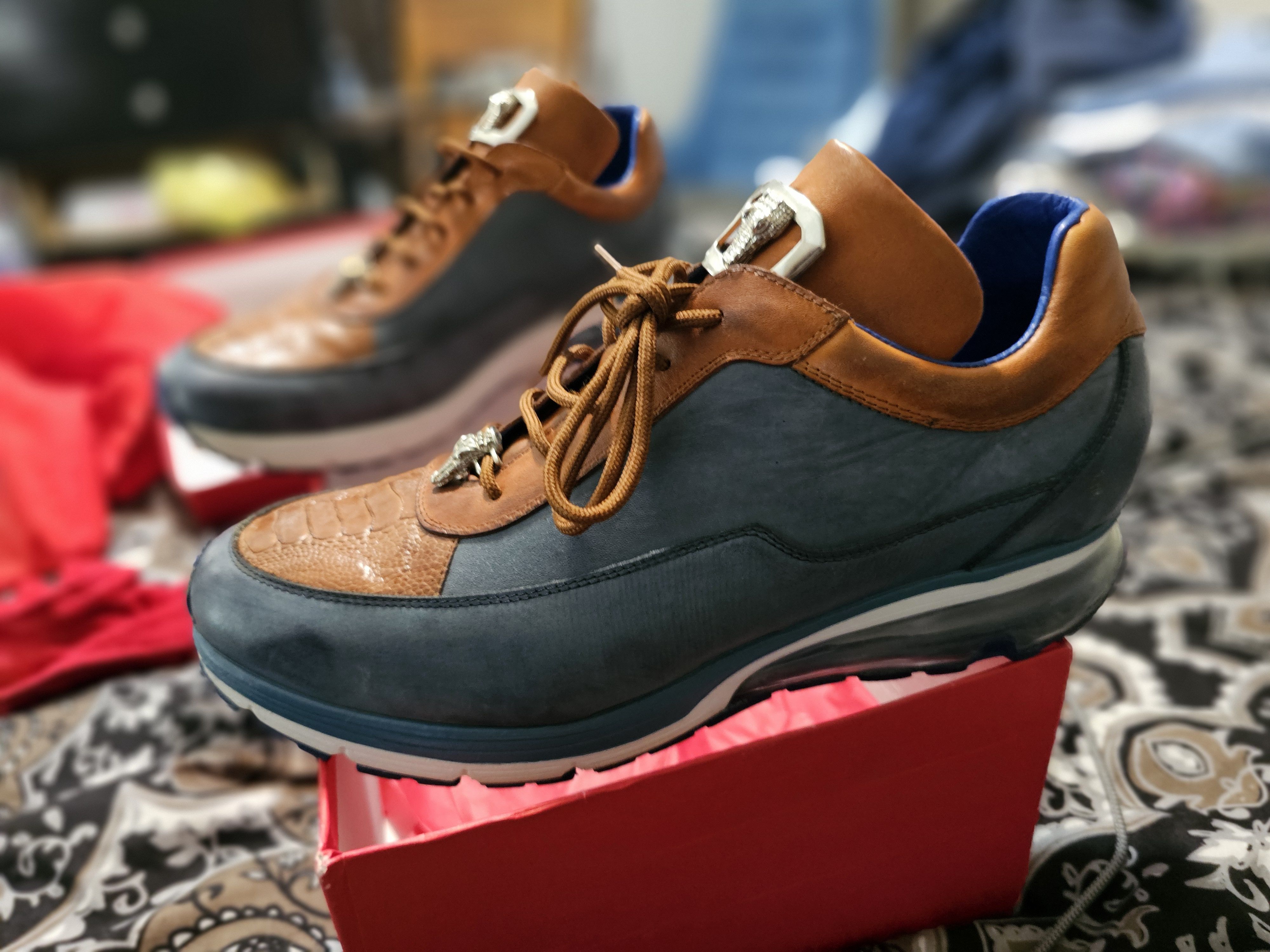 Belvedere Flash - Ant. Blue Safari/Ant. Almond Size US 12 / EU 45 - 1 Thumbnail