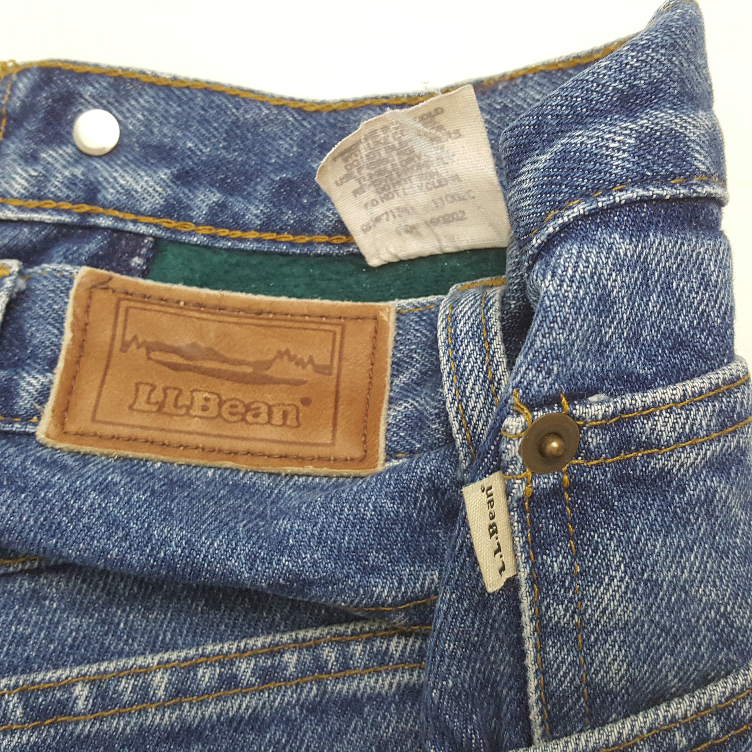 L.L. Bean × Vintage Vintage L.L. BEAN Streetwear Skateboard Style Denim Jean Size US 33 - 14 Thumbnail