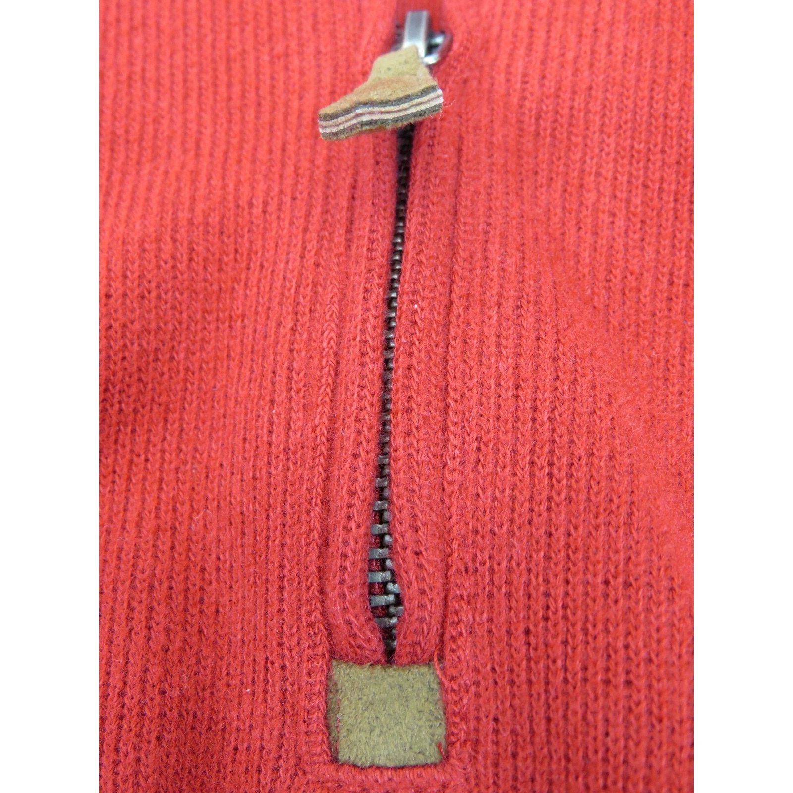 Ralph Lauren RALPH LAUREN POLO RED COTTON LONG SLEEVE 1/2 ZIP PULLOVER XL Size US XL / EU 56 / 4 - 10 Thumbnail