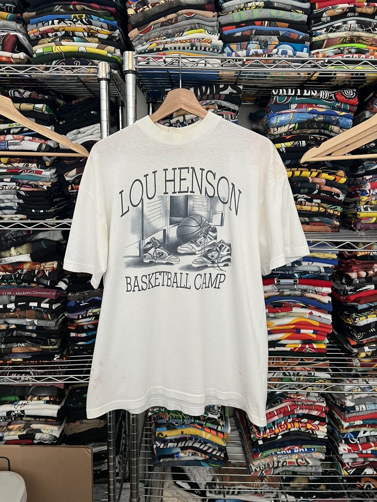 Converse 90s Lou Henson Single Stitch Basketball Camp What’s Inside Size US L / EU 52-54 / 3 - 1 Thumbnail