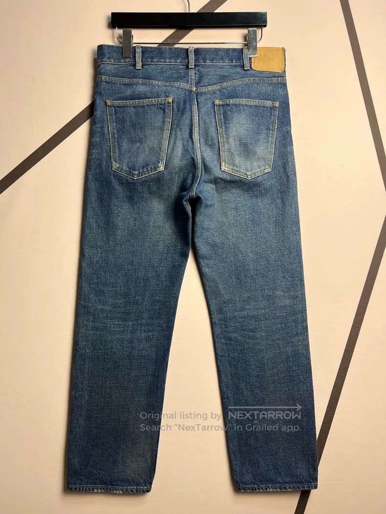 Celine Celine Deep Blue Water Wave Wash Straight Leg Jeans Size US 31 - 2 Thumbnail