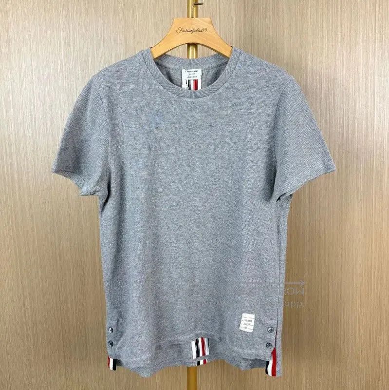 Thom Browne Thom Browne Gray Cotton Women's T-Shirt . Size S / US 4 / IT 40 - 1 Thumbnail