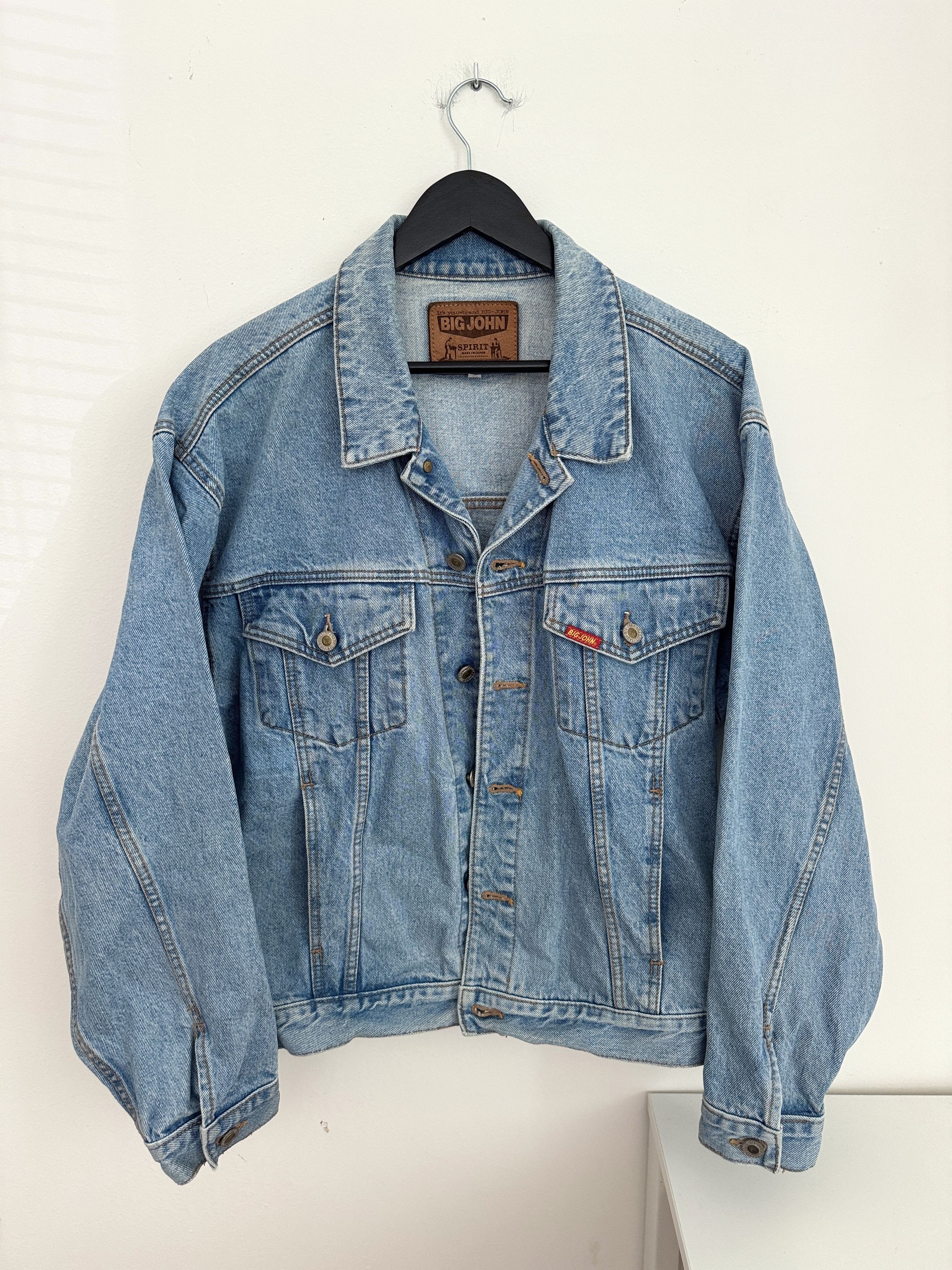 Big John Vintage Big John Denim Jacket Made in Japan Size L Size US L / EU 52-54 / 3 - 1 Thumbnail