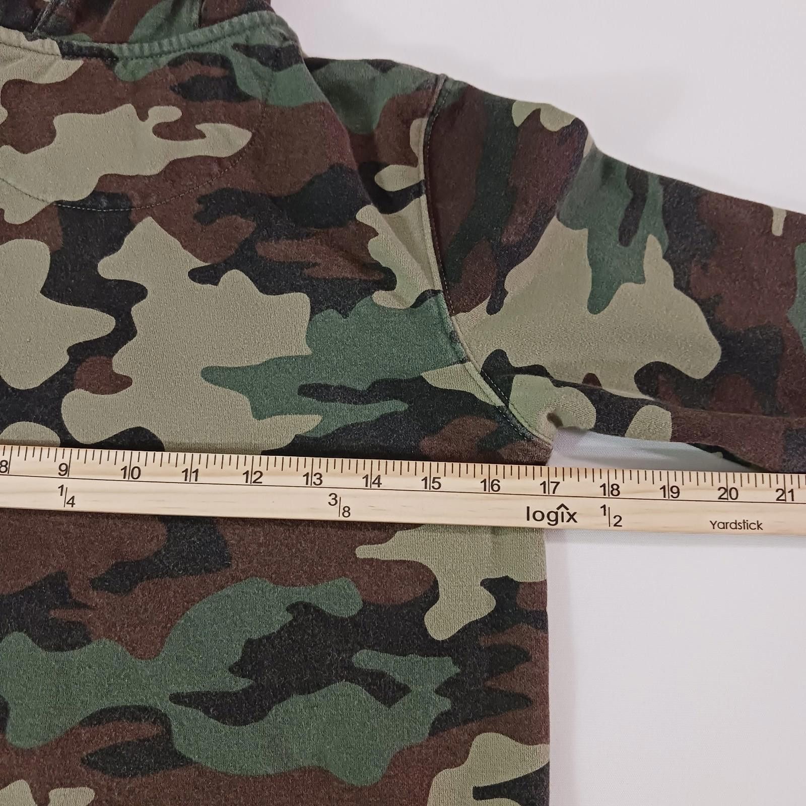 Levi's Levi's RN#81917 Men's Green Camo Full Zip Hoodie Jacket M Size US M / EU 48-50 / 2 - 6 Thumbnail