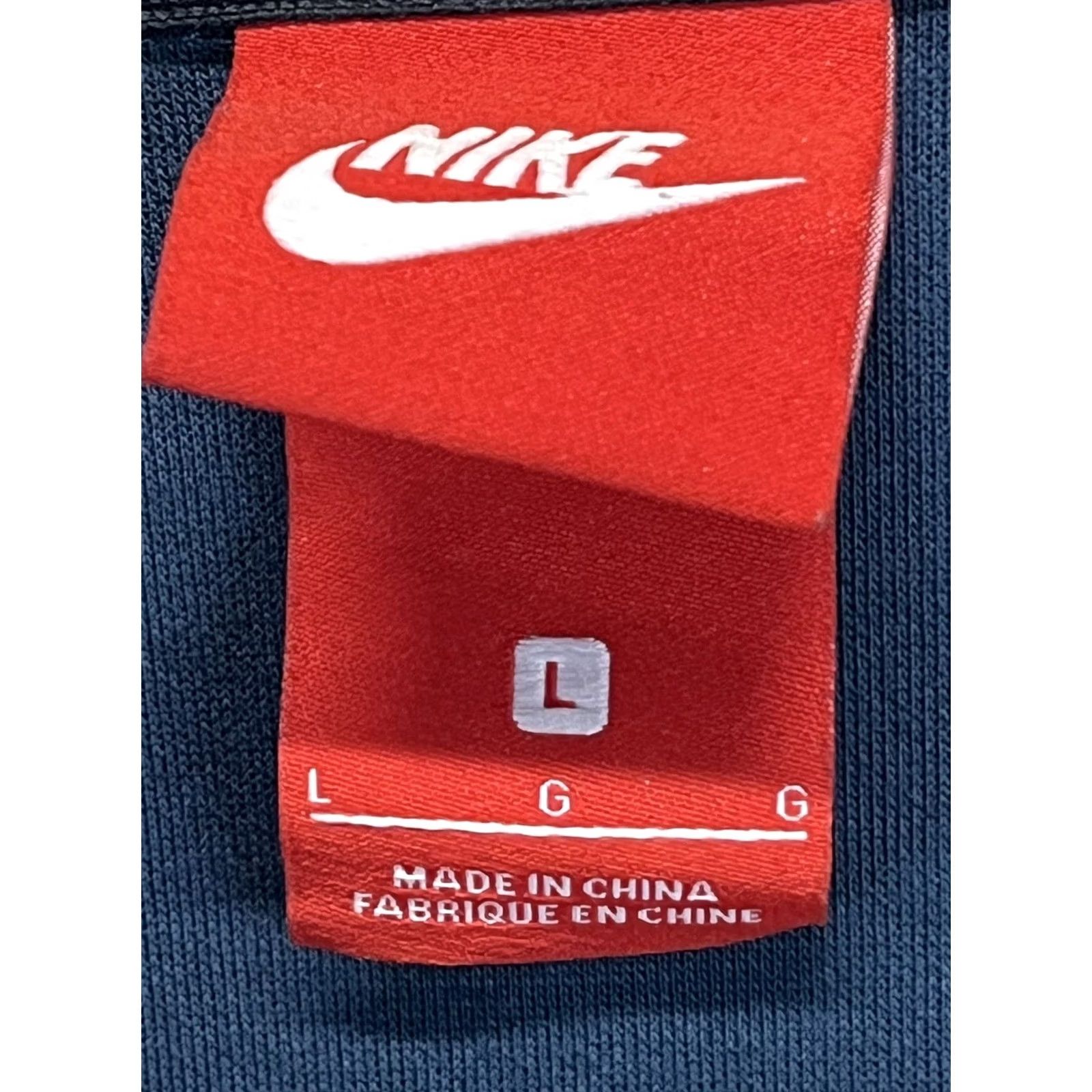 Nike VINTAGE Nike Track Jacket Mens L Navy Logo Full Zip 90s Grunge Y2K Skater Streetwear Boys? Size US L / EU 52-54 / 3 - 4 Thumbnail