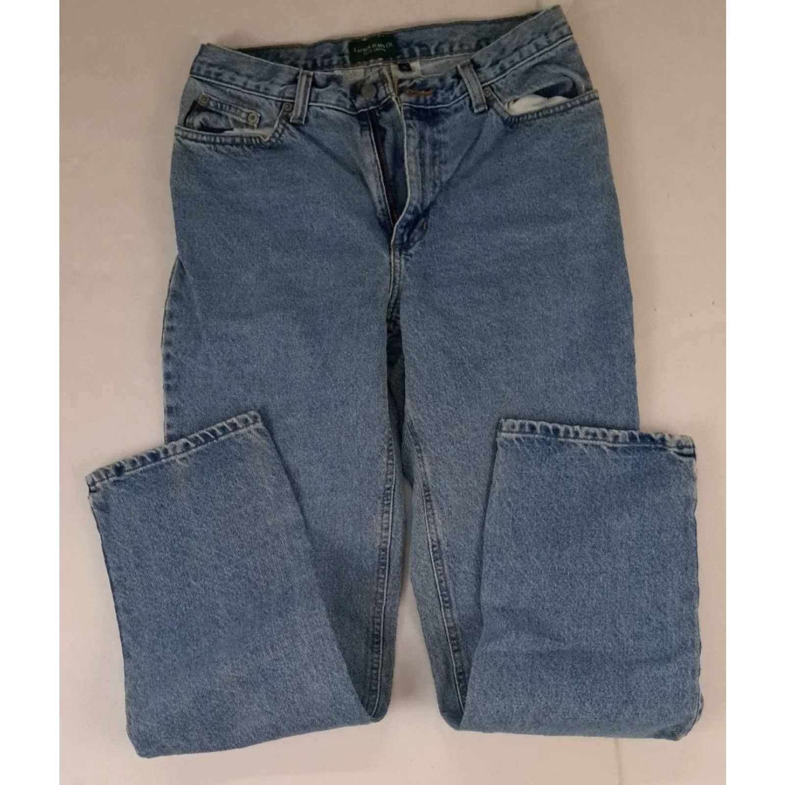 Ralph Lauren Lauren Jeans Co. Jeans Women Size 10 Blue Dark Straight 30" Waist 29.5" Inseam Ralph Lauren Size 32" / US 10 / IT 46 - 3 Thumbnail