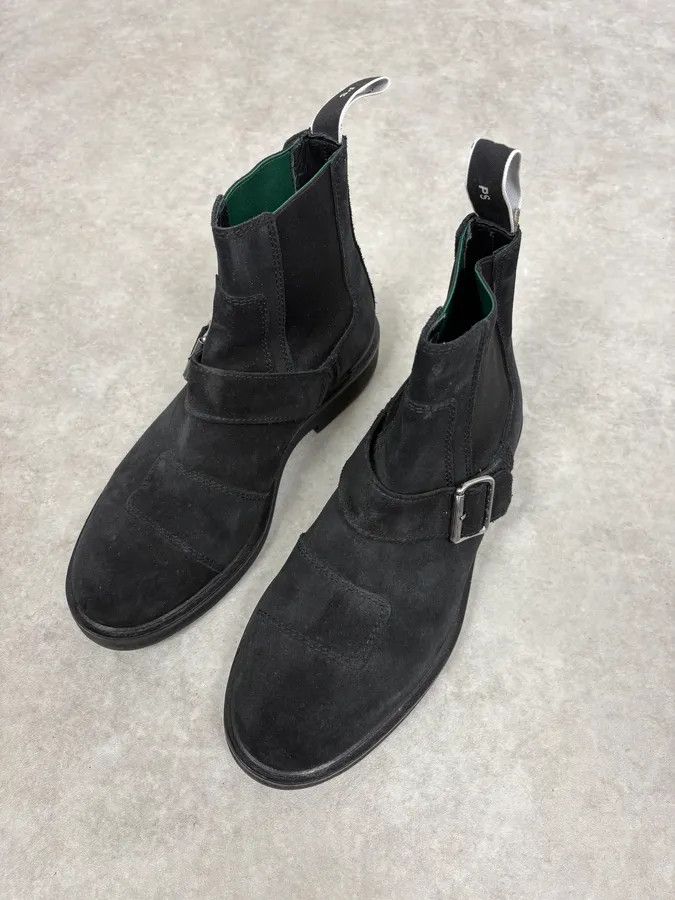 Paul Smith Paul Smith Black Suede Leather Buckle Classy Boots Size US 8.5 / EU 41-42 - 3 Thumbnail