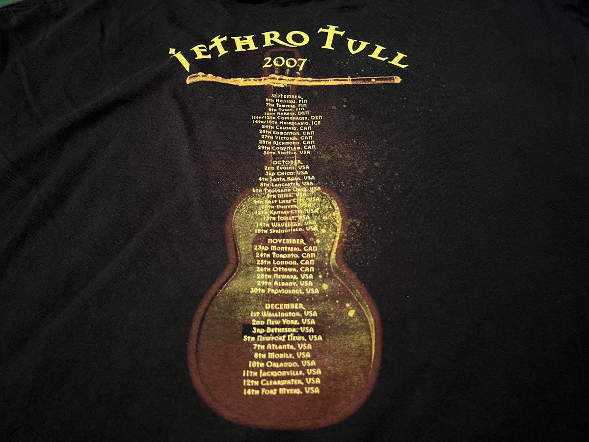 Band Tees Jethro Tull Band 2007 Double Sided Metal Tour Dates Concert Size US XXL / EU 58 / 5 - 5 Thumbnail