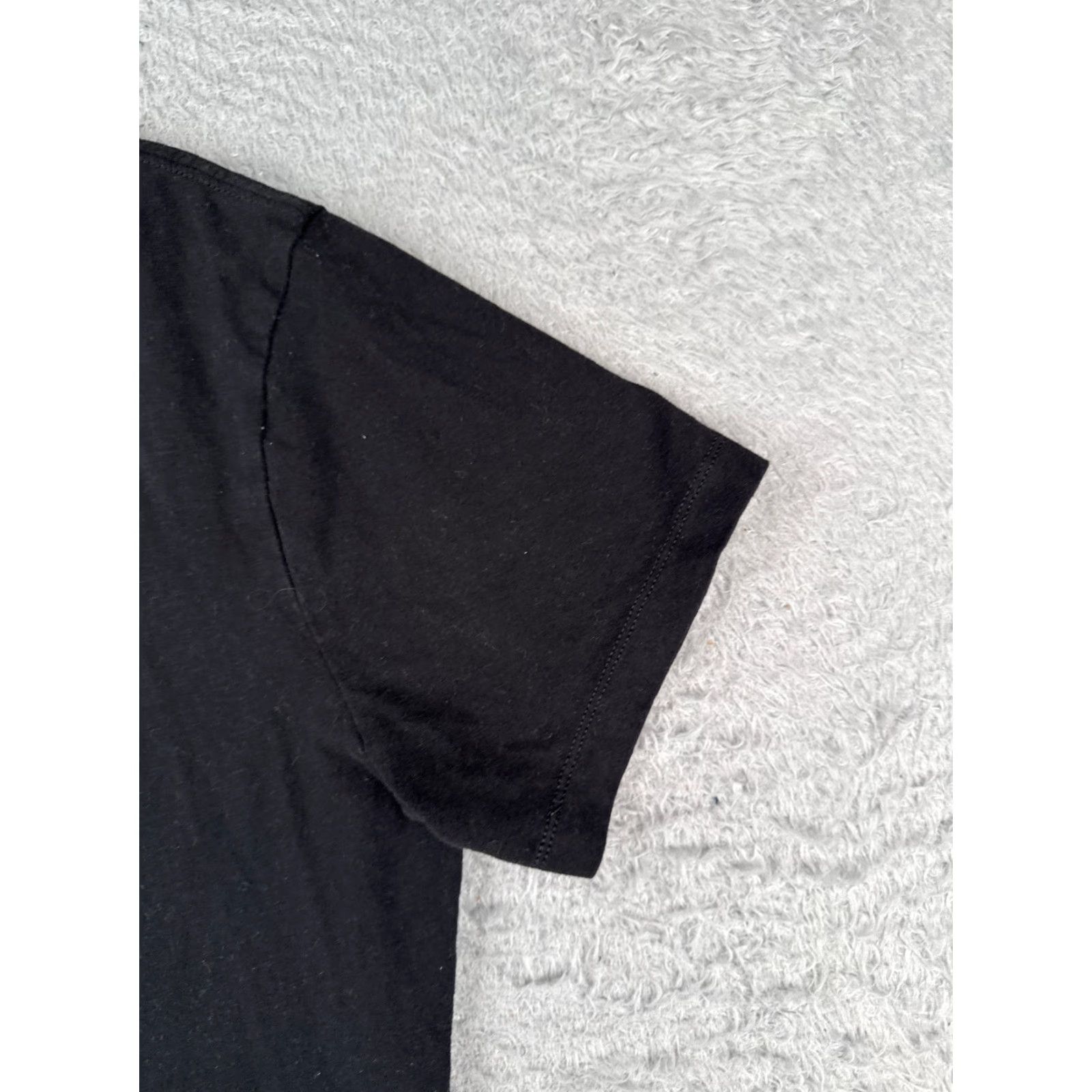 The North Face The North Face Shirt Women Medium Black Crop Short Sleeve Crew Neck Cotton Blend Size M / US 6-8 / IT 42-44 - 2 Thumbnail