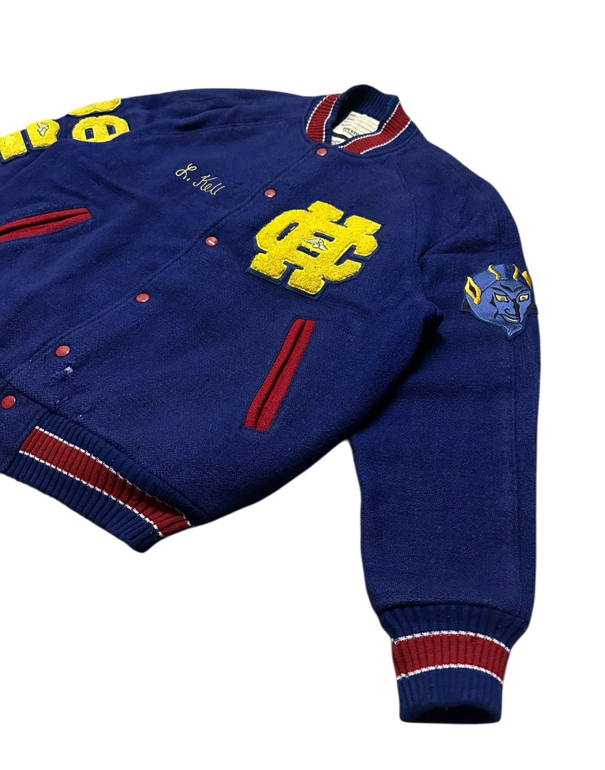 Vintage Vintage 80s Houston varsity jacket Size US M / EU 48-50 / 2 - 6 Thumbnail