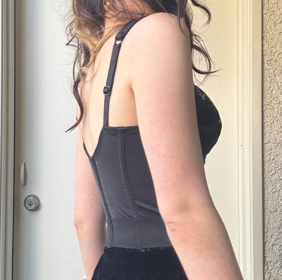 Other ADORABLE VTG 80s LONGLINE WONDERBRA / CORSET TOP Size ONE SIZE - 5 Thumbnail