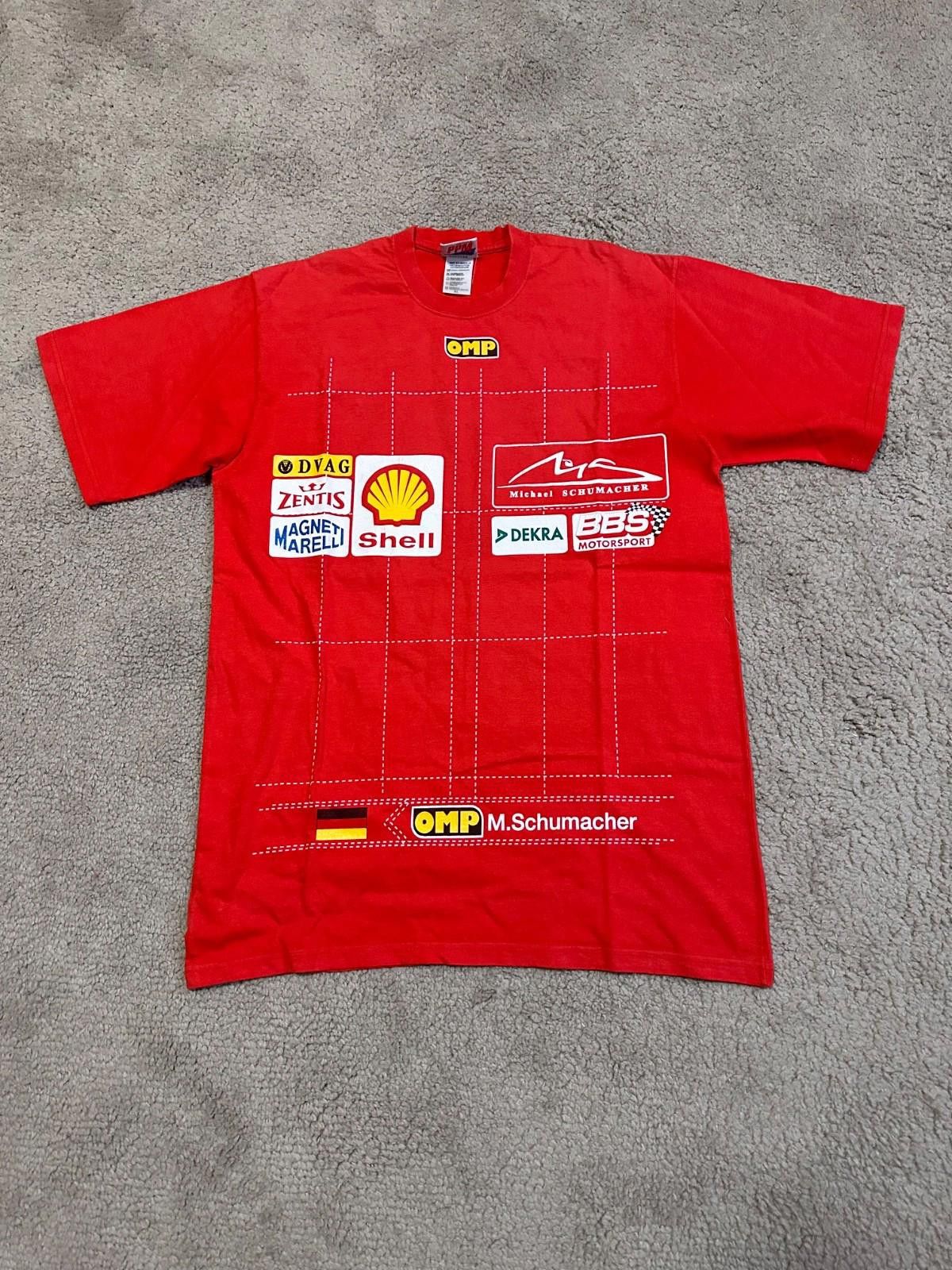 Ferrari Formula 1 Michael Schumacher Ferrari vintage t shirt 90s Size US XL / EU 56 / 4 - 1 Thumbnail