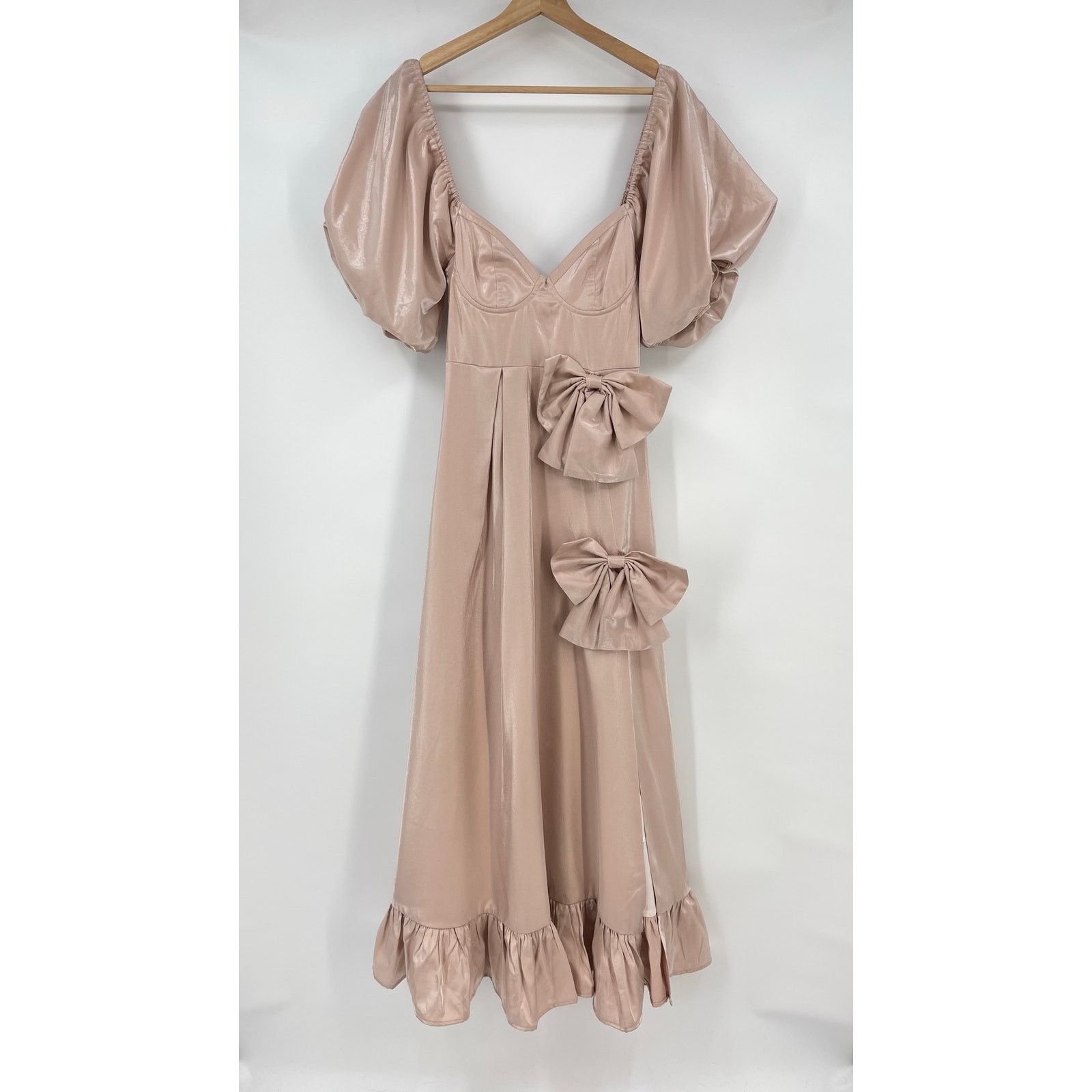 Other Sister Jane | NWT Bow Maxi Dress in Rose Quartz XS Size XS / US 0-2 / IT 36-38 - 3 Thumbnail
