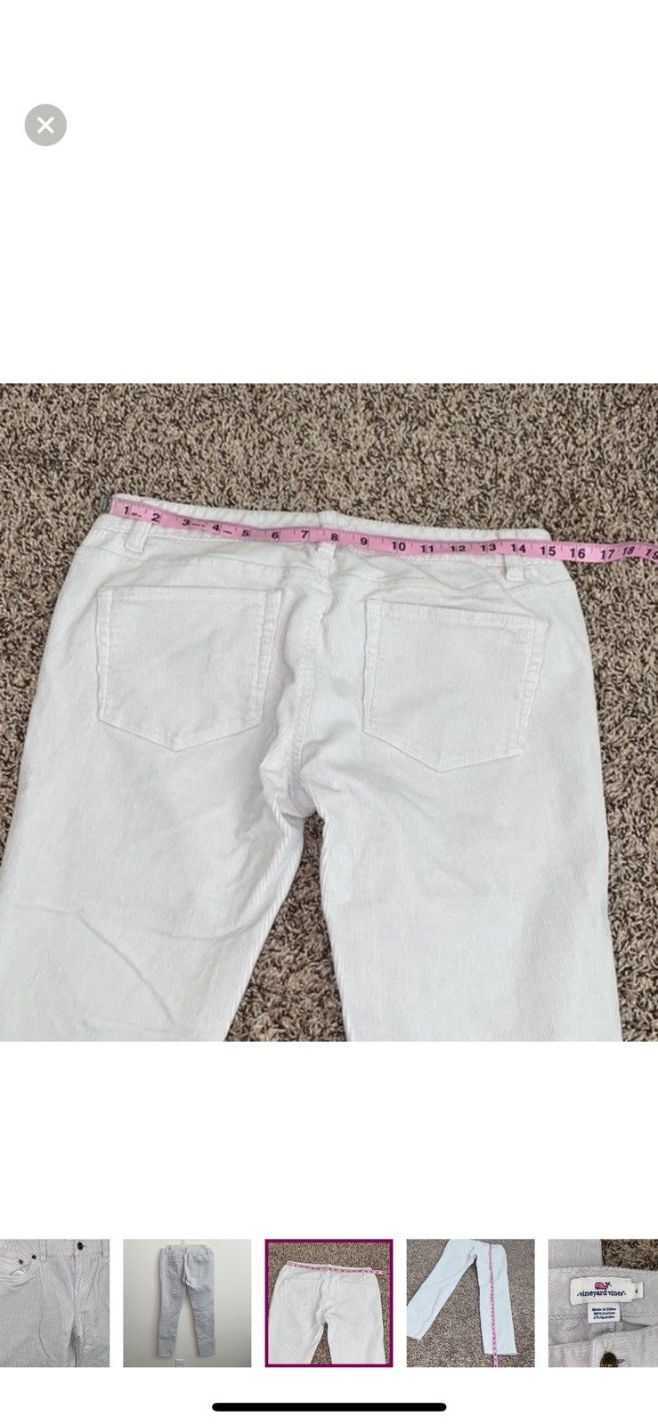 Vineyard Vines Vineyard vines corduroy skinny jeans size 4 Size 27" / US 4 / IT 40 - 2 Thumbnail