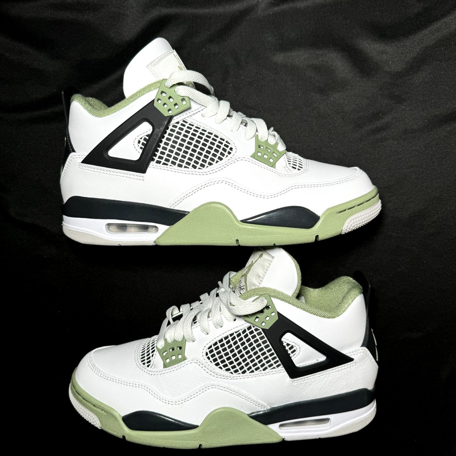 Jordan Brand × Nike Size 10 - Wmns Air Jordan 4 Retro Seafoam Women's Shoes Size US 10 / IT 40 - 3 Thumbnail