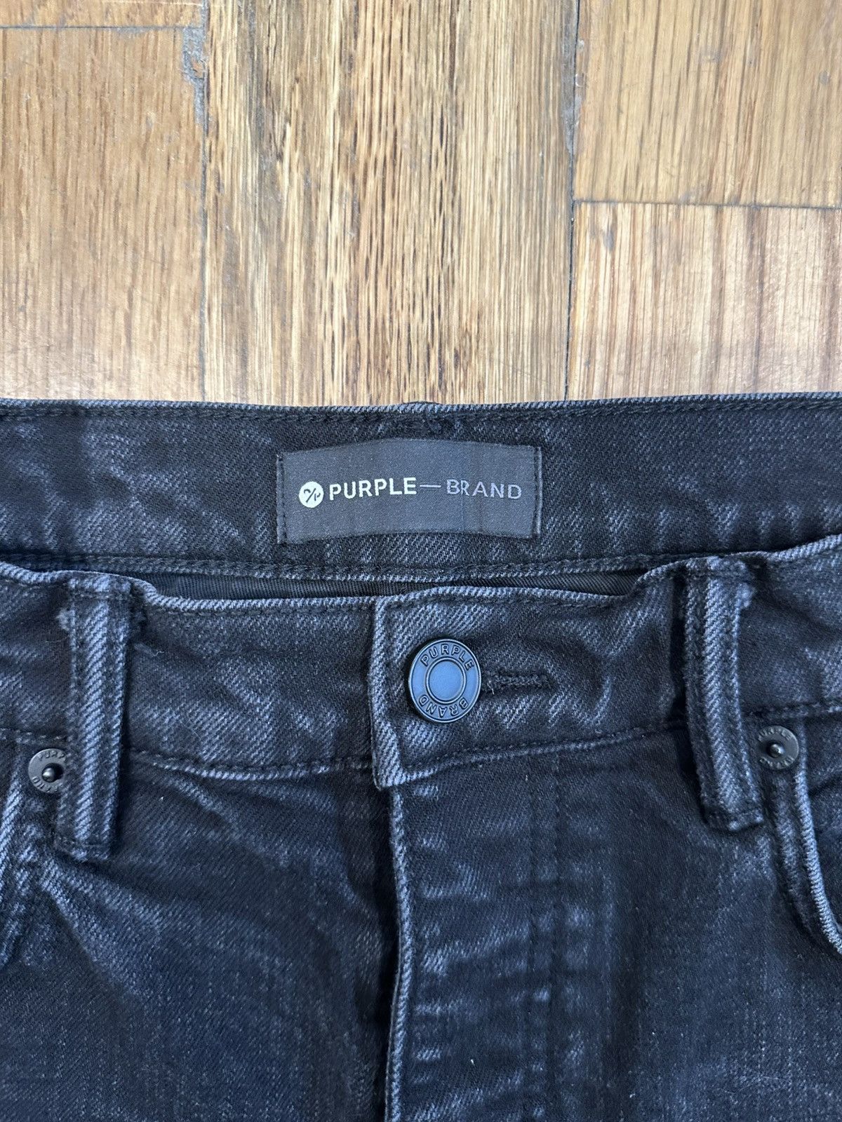 Purple Brand Purple Brand Plain Faded Black Denim Jeans Size 30 Size US 30 / EU 46 - 3 Thumbnail