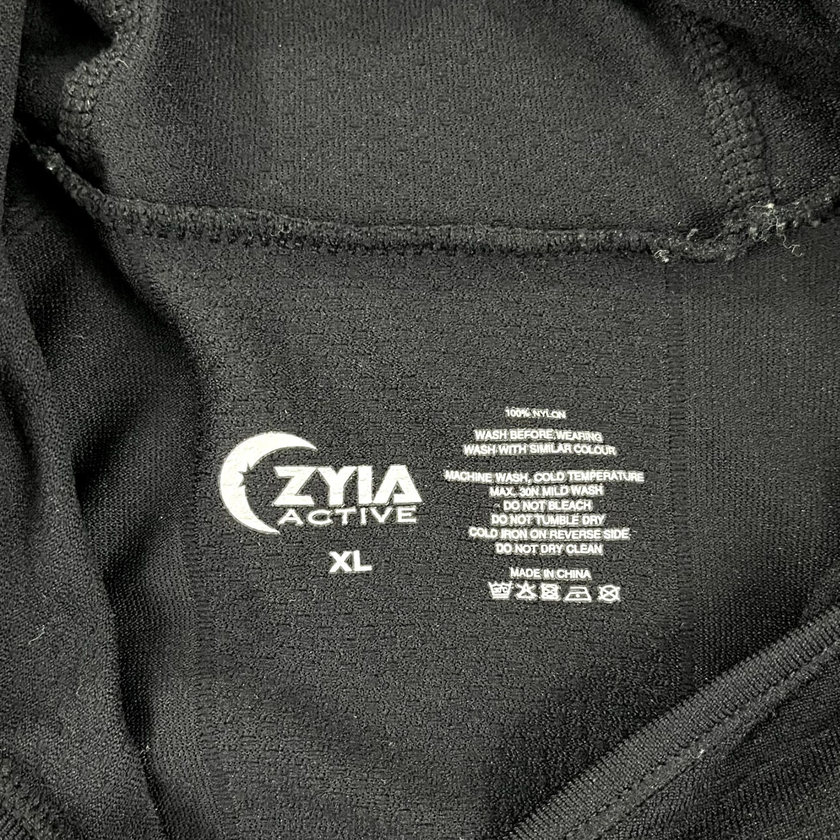 Vintage ZYIA Active Jacket Mens Extra Large Black Pullover Hoodie Lightweight Stretch Size US XL / EU 56 / 4 - 2 Thumbnail