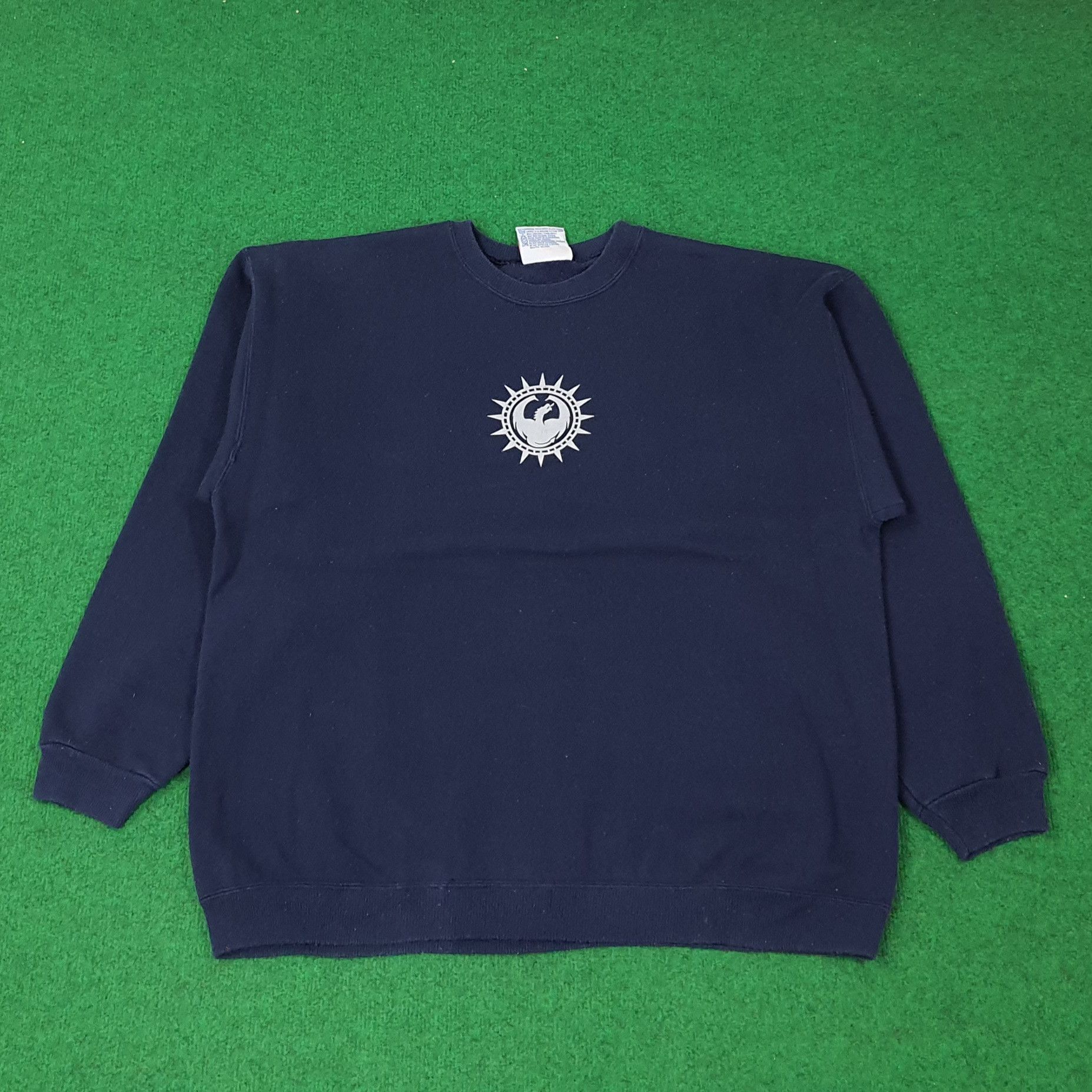 Vintage Vintage Dragon Optical Sweatshirt C263N23 Size US L / EU 52-54 / 3 - 3 Thumbnail