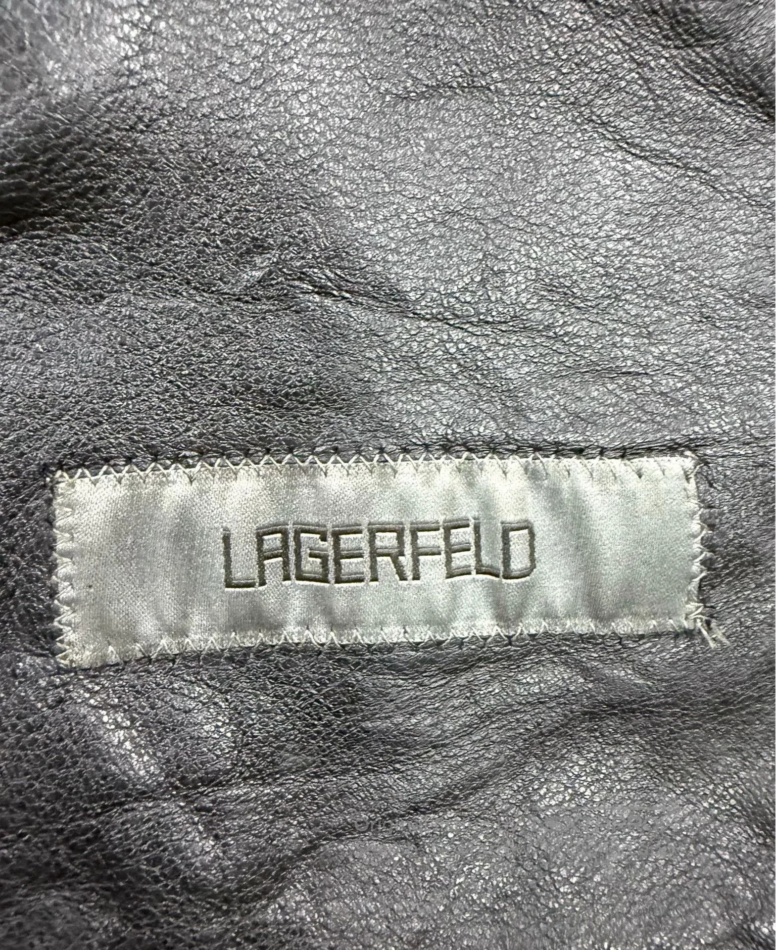 Karl Lagerfeld Karl Lagerfeld Leather Fur Jacket. Size US M / EU 48-50 / 2 - 4 Thumbnail