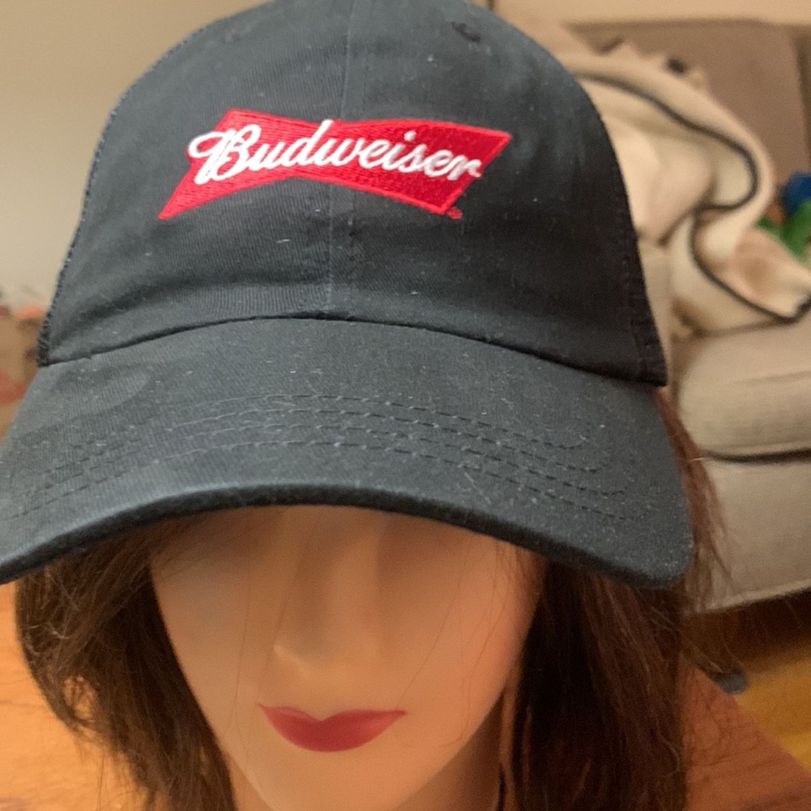 Vintage Budweiser Trucker Hat Baseball Hat Csp Size ONE SIZE - 2 Thumbnail
