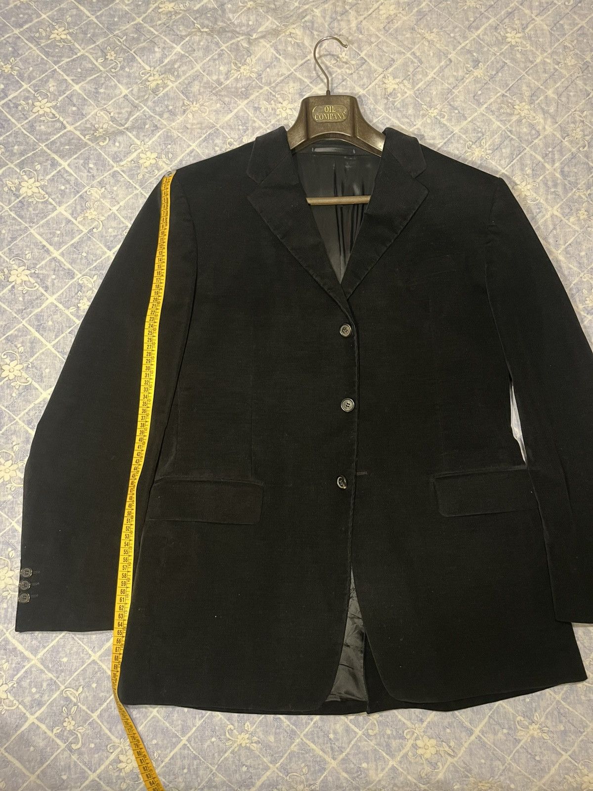 Prada 1990s Prada Black Corduroy 3-Button Blazer IT 50 Size 40L - 13 Thumbnail