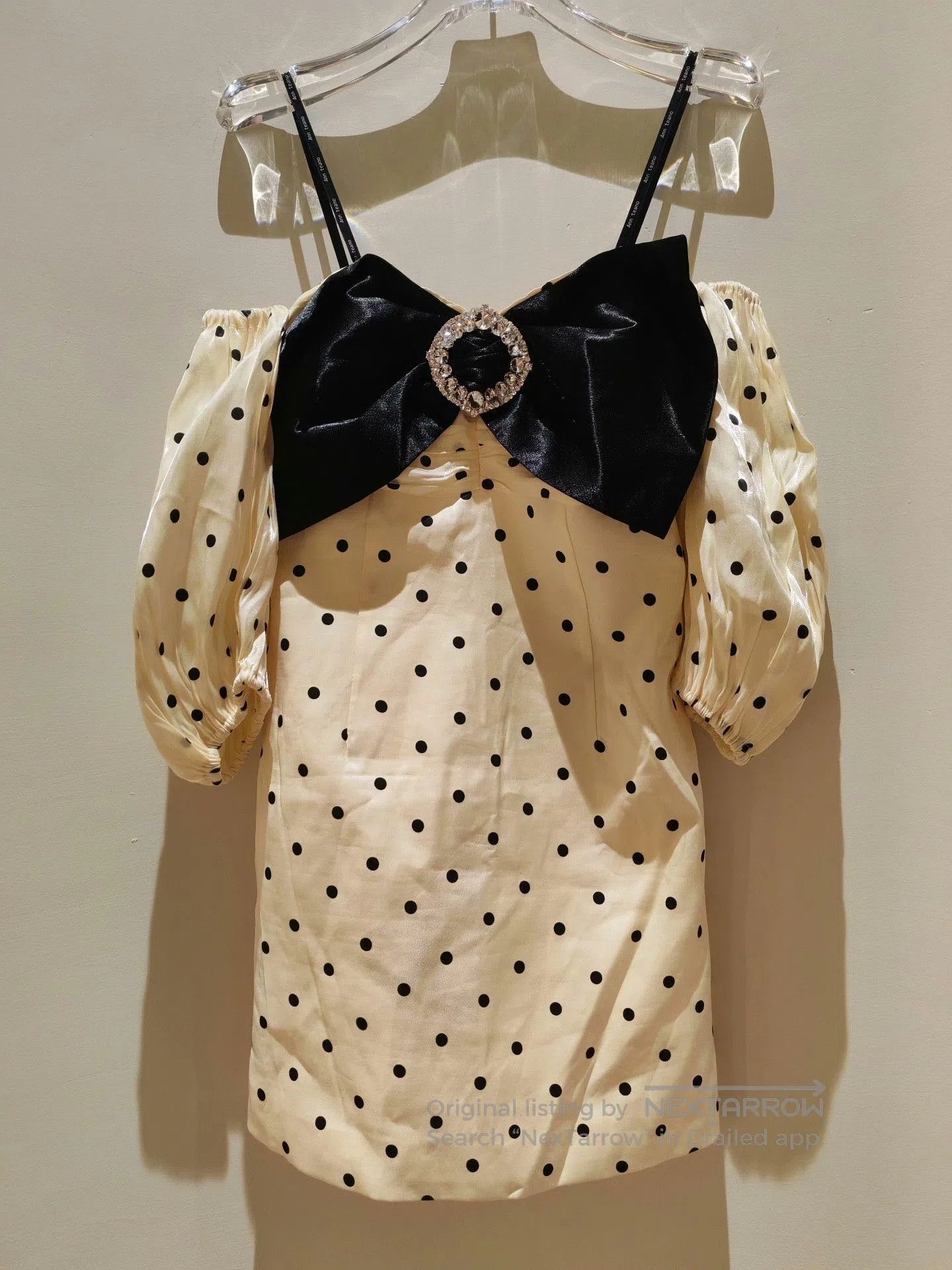Other Ann teano Polka Dot Off-Shoulder Dress. Size S / US 4 / IT 40 - 1 Thumbnail