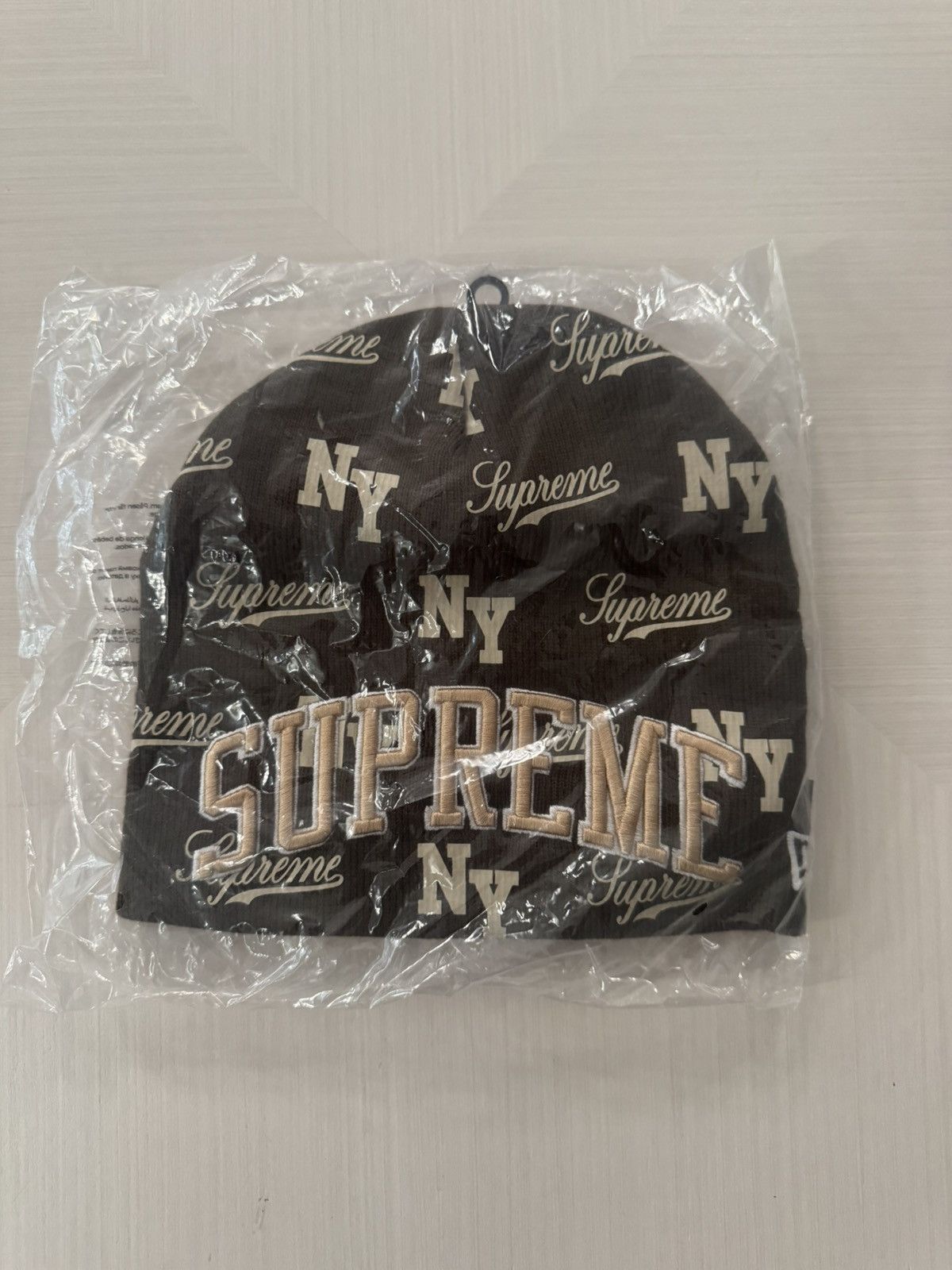 Supreme Supreme new era monogram beanie brown NEW IN HAND Size ONE SIZE - 1 Thumbnail