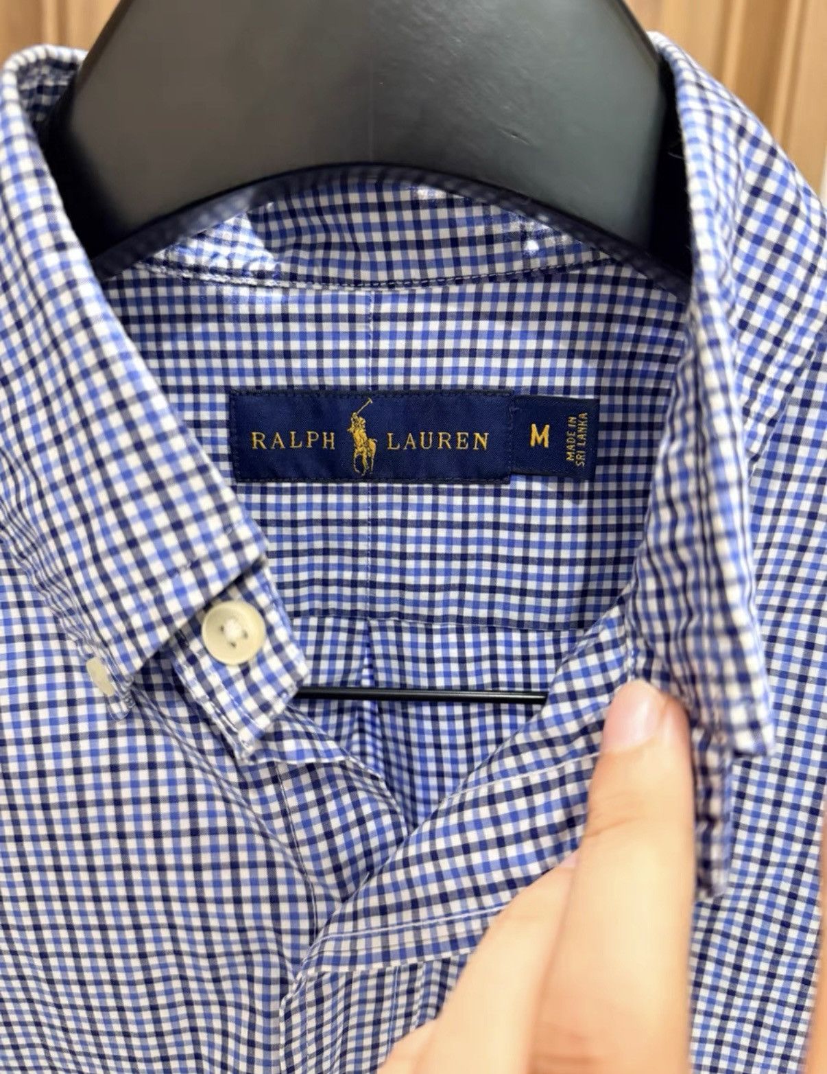 Polo Ralph Lauren Polo Ralph Lauren Blue Check Short-Sleeve Shirt Size US M / EU 48-50 / 2 - 4 Thumbnail