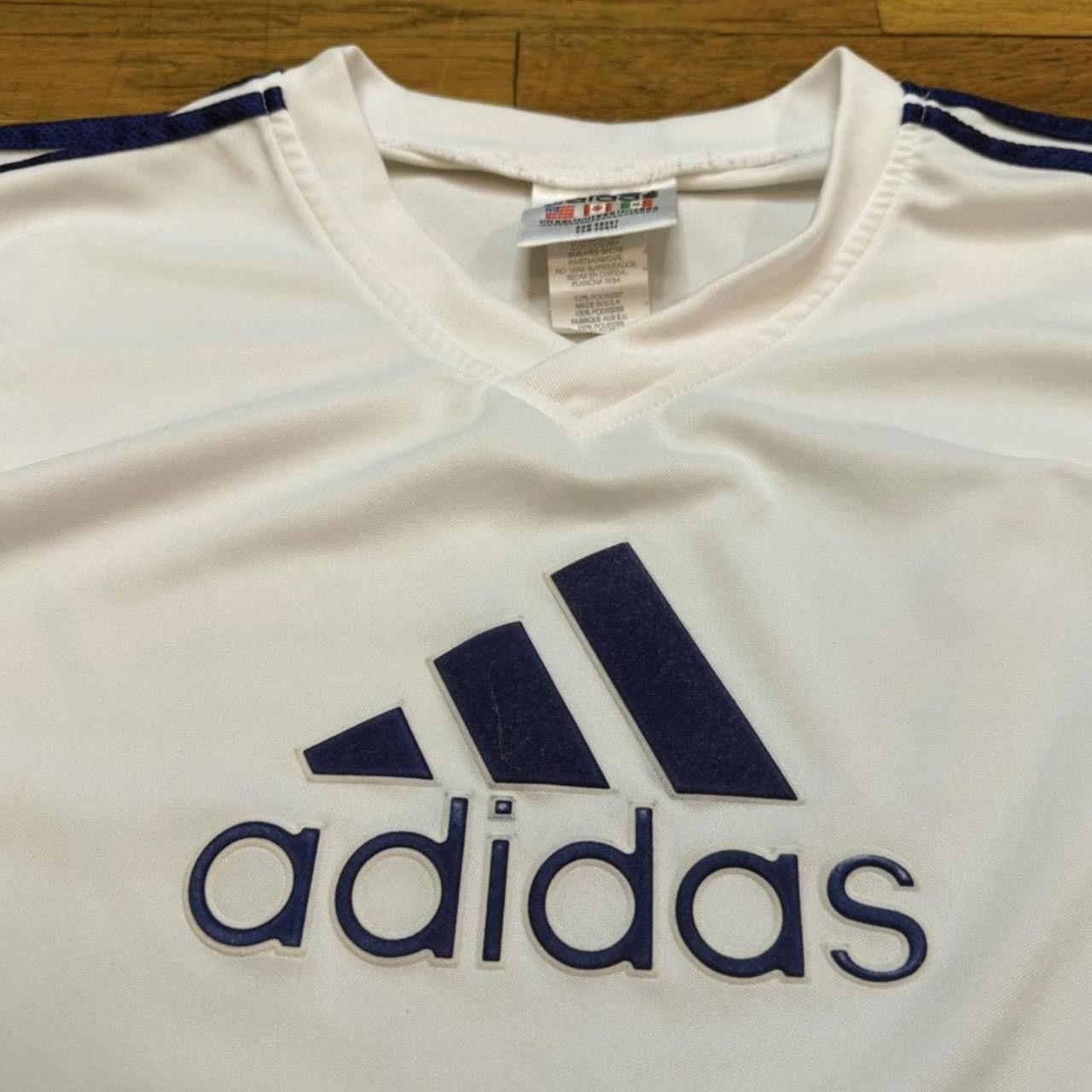 Adidas Vintage 90s Adidas Soccer Jersey Size US XXL / EU 58 / 5 - 2 Thumbnail