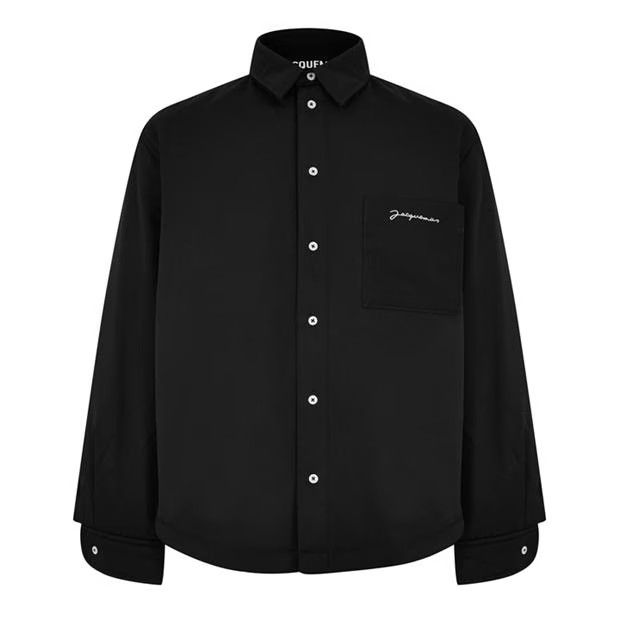 image of Jacquemus O1G2R1Mq0524 Shirts In Black, Men's (Size Medium)