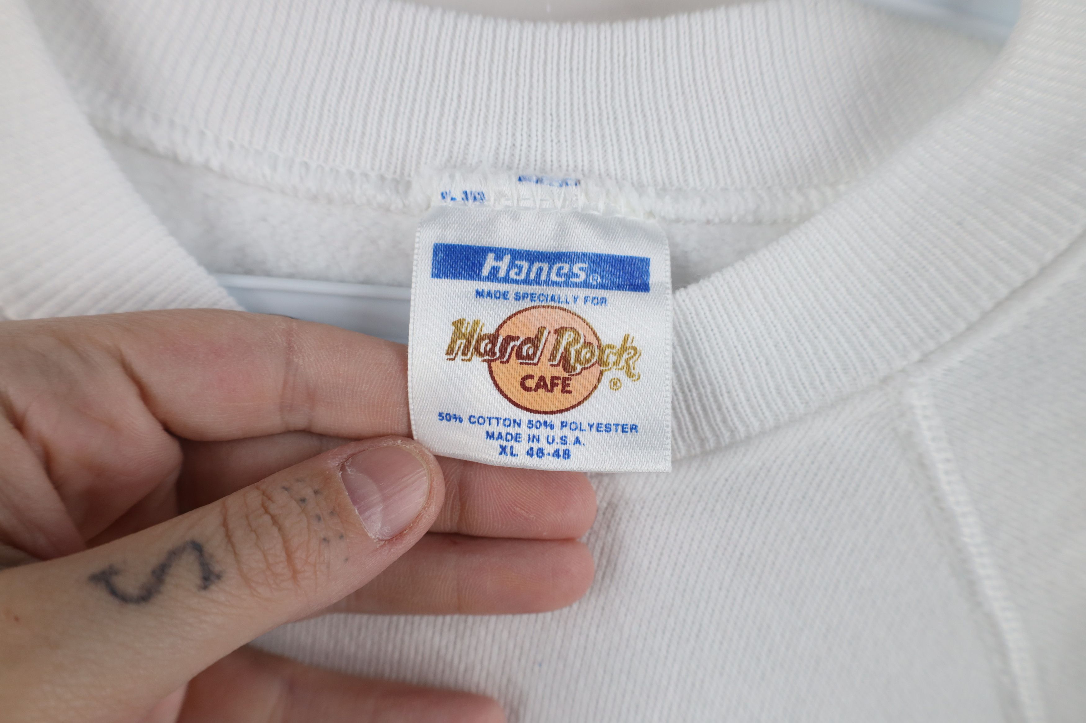 Vintage Vintage 90s Hard Rock Cafe Orlando Crewneck Sweatshirt USA Size US XL / EU 56 / 4 - 7 Thumbnail