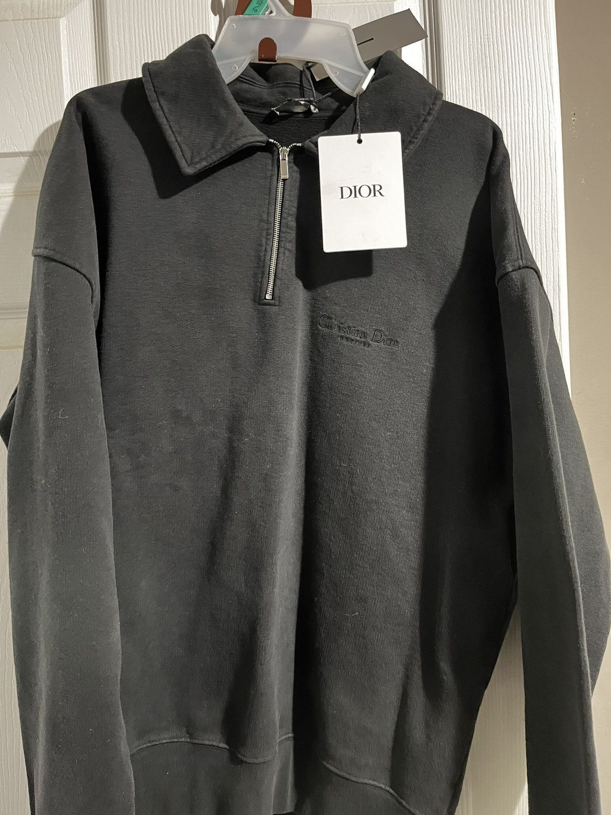 Dior Christian Dior Homme Quarter Zip Mens Sweater Size US L / EU 52-54 / 3 - 3 Thumbnail