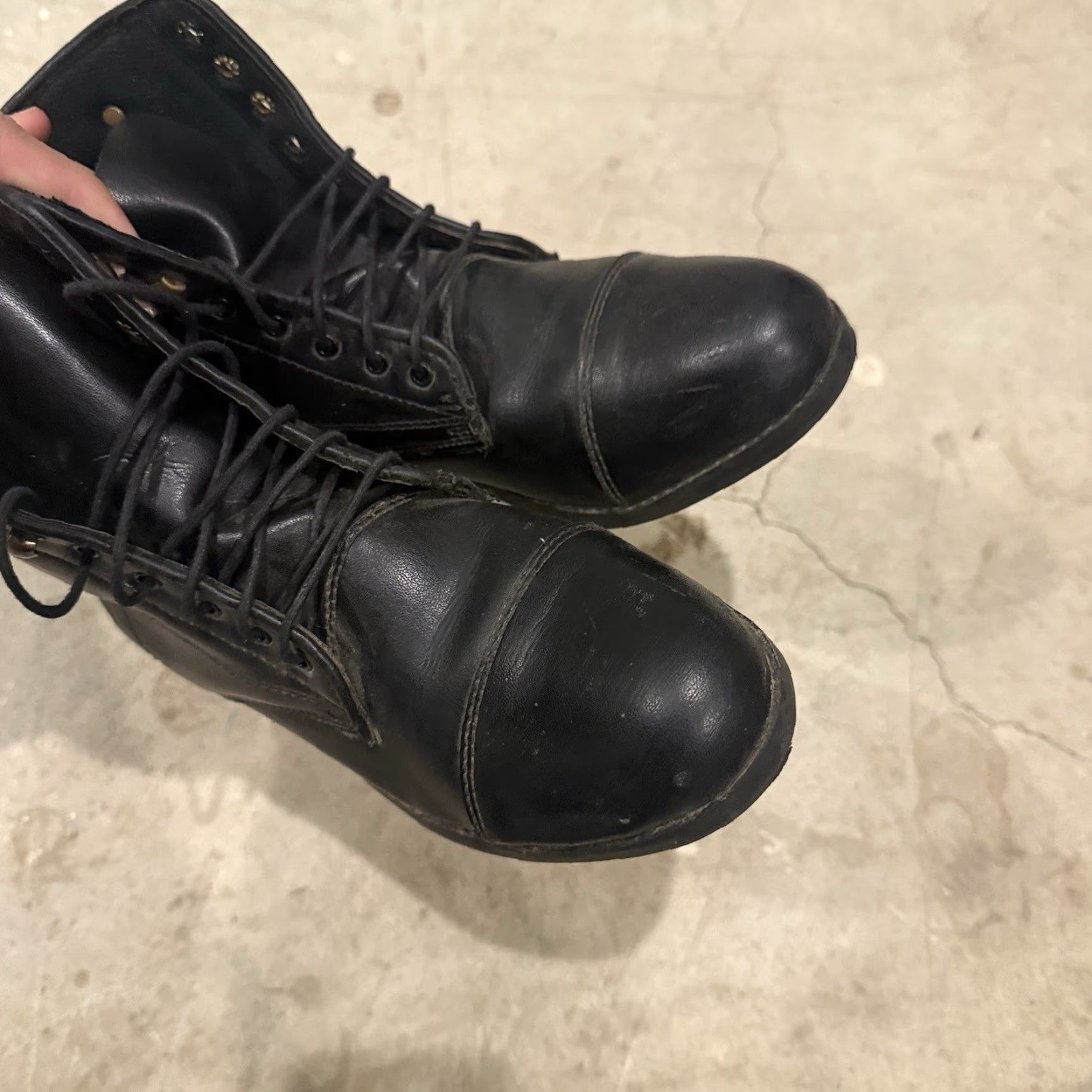 Vintage Equistar Boots Womens 5C Black Paddock Jodhpur Equestrian Horse Riding Size US 5 / IT 35 - 5 Thumbnail