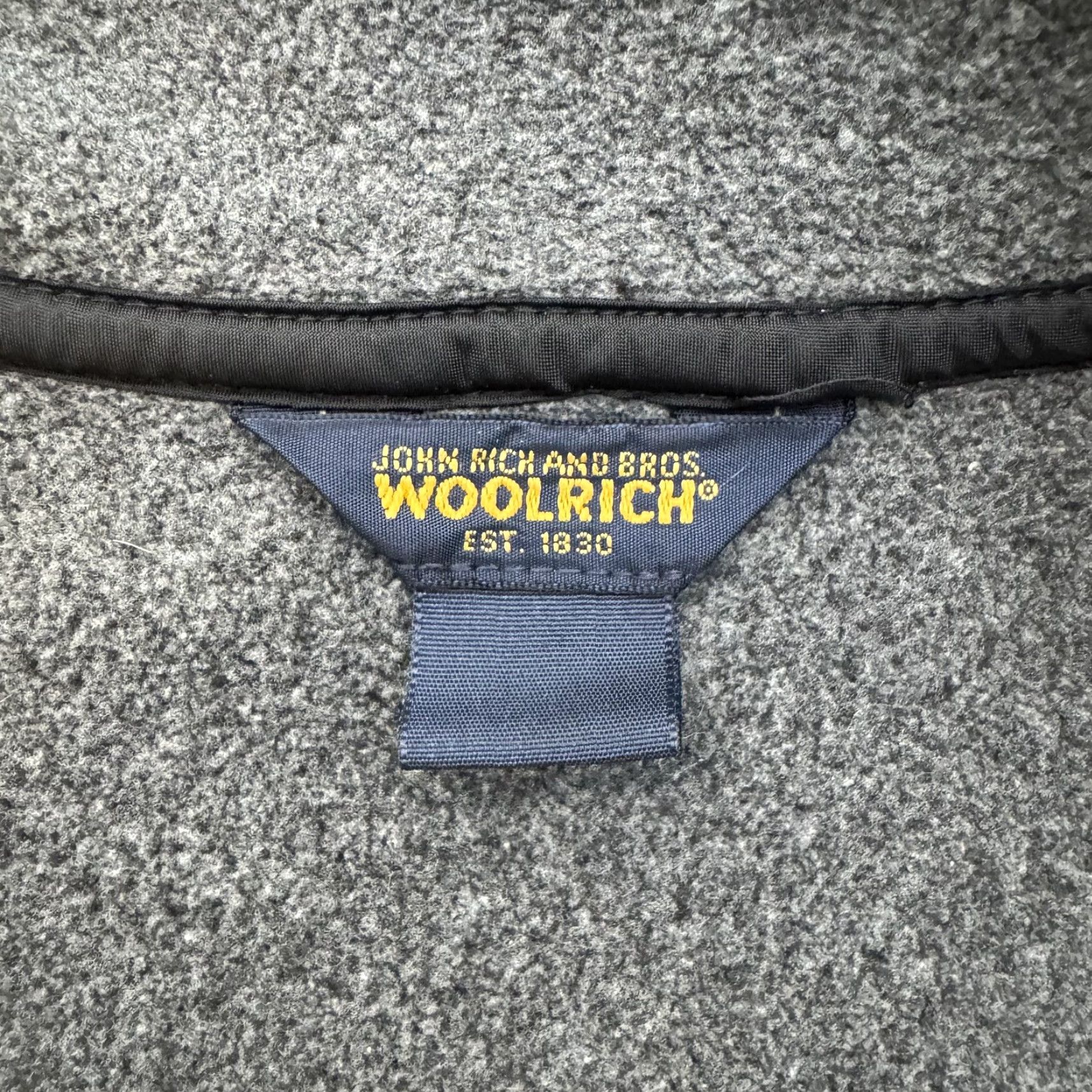 Vintage Woolrich Jacket Mens M Gray Full Zip Fleece Lined Ash Outdoor Warm Pullover Size US M / EU 48-50 / 2 - 5 Thumbnail
