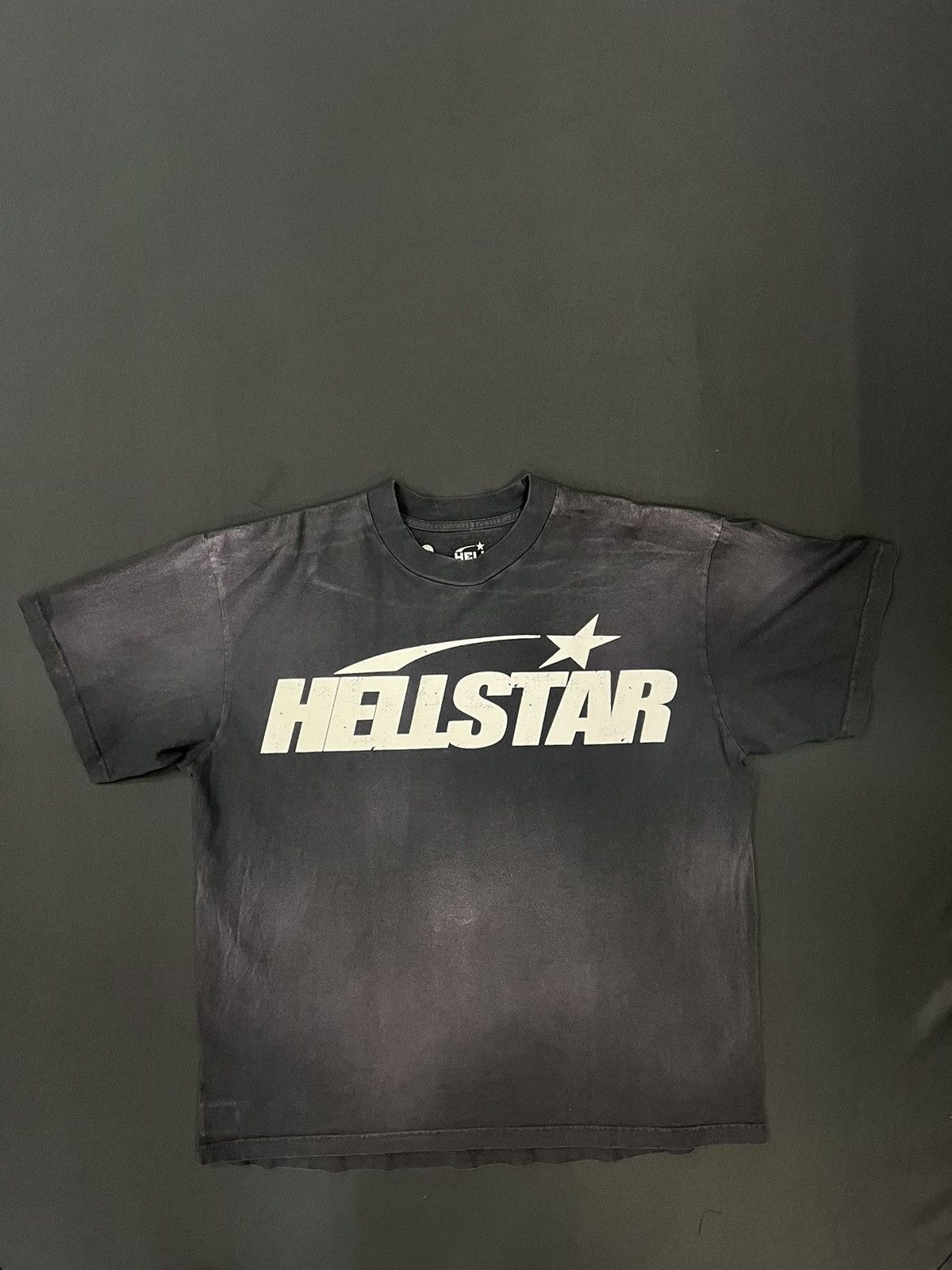 image of Hellstar Studios Classic Logo Black T-Shirt, Men's (Size Large)
