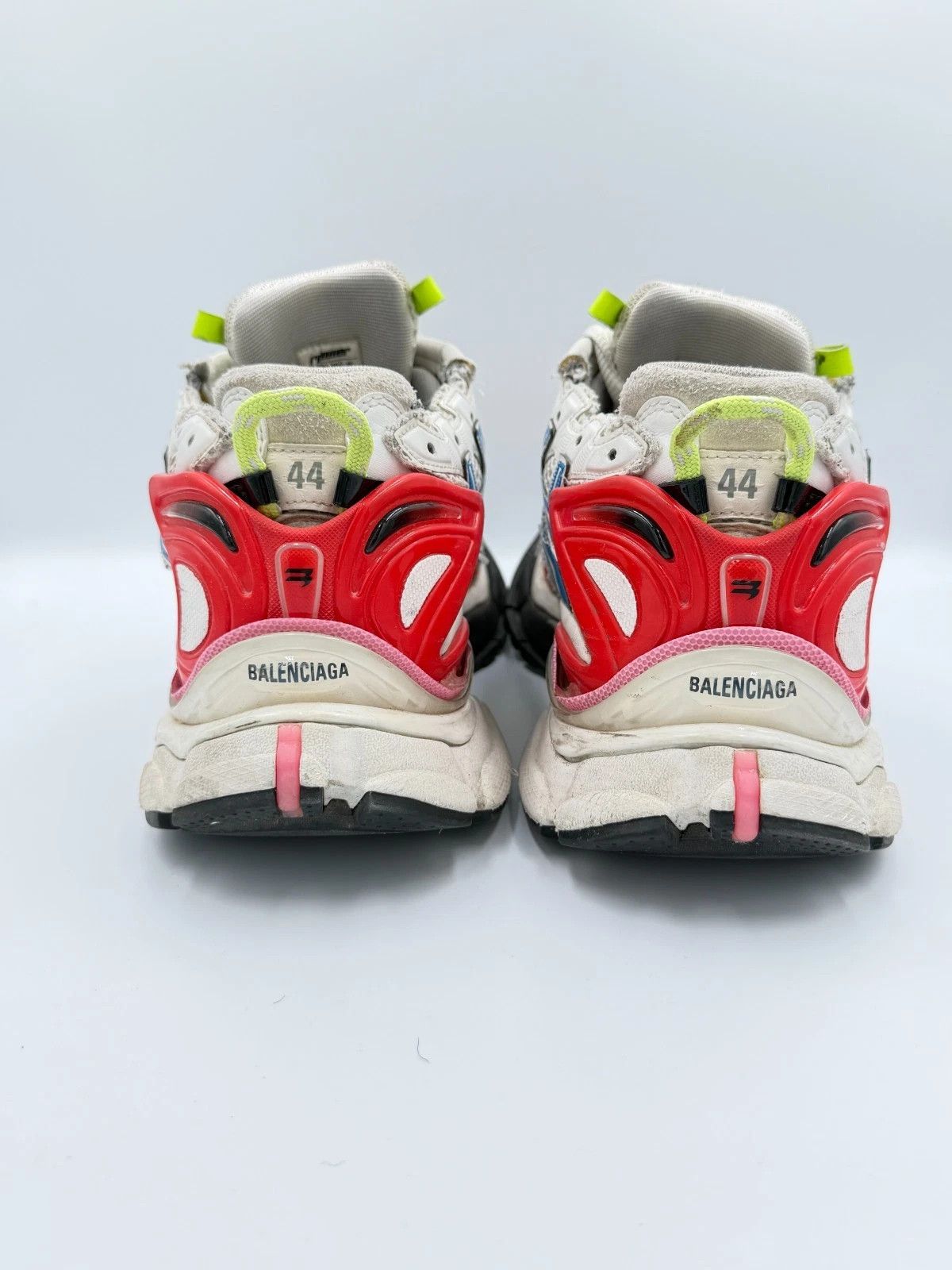 Balenciaga Balenciaga Runner 1.0 Multicolor Blue Red Pink Yellow Size US 11 / EU 44 - 3 Thumbnail