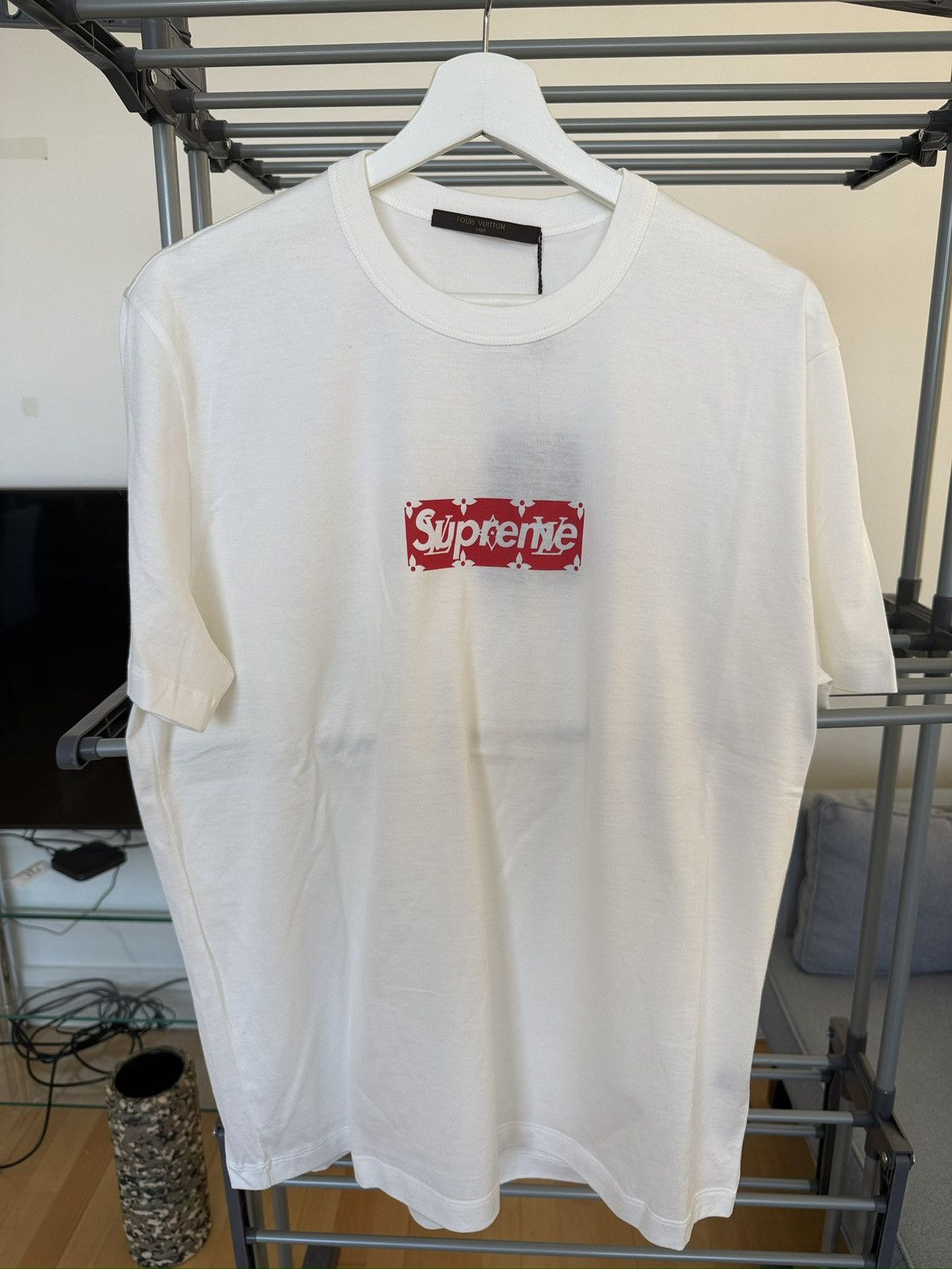 Supreme X Louis vuitton box logo tee