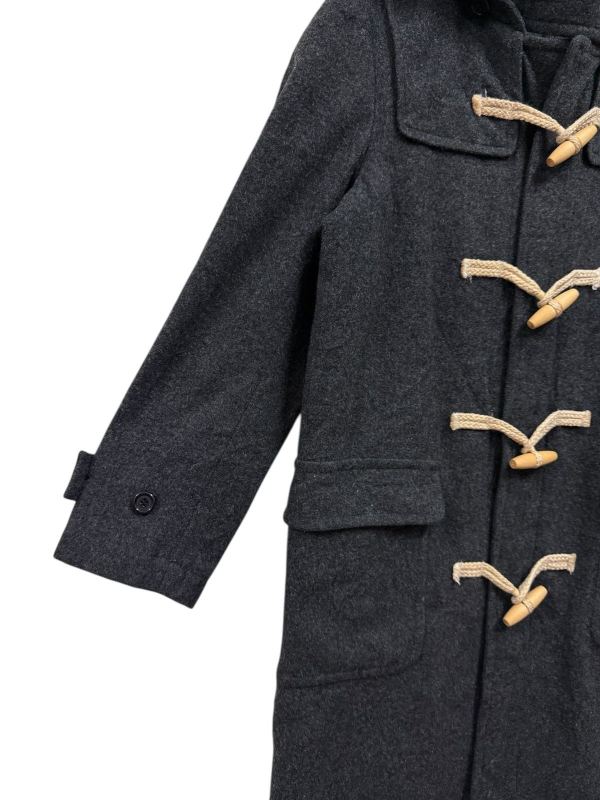 Yohji Yamamoto Ined By Yohji Yamamoto Duffle Coat Hooded Wool Size US M / EU 48-50 / 2 - 5 Thumbnail